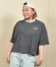 BILLABONG ビラボン 半袖 Tシャツ レディース クロップド丈 ショート丈 バックプリント ヴィンテージ風 BF01C-203(SCS-M)