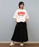 BILLABONG ビラボン 半袖 Tシャツ レディース クロップド丈 ショート丈 フロントプリント SURF WIDE LOOSE CROPPED TEE BF01C-204(WHT-M)