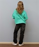 BILLABONG ビラボン 半袖 Tシャツ レディース クロップド丈 ショート丈 フロントプリント SURF WIDE LOOSE CROPPED TEE BF01C-204(WHT-M)