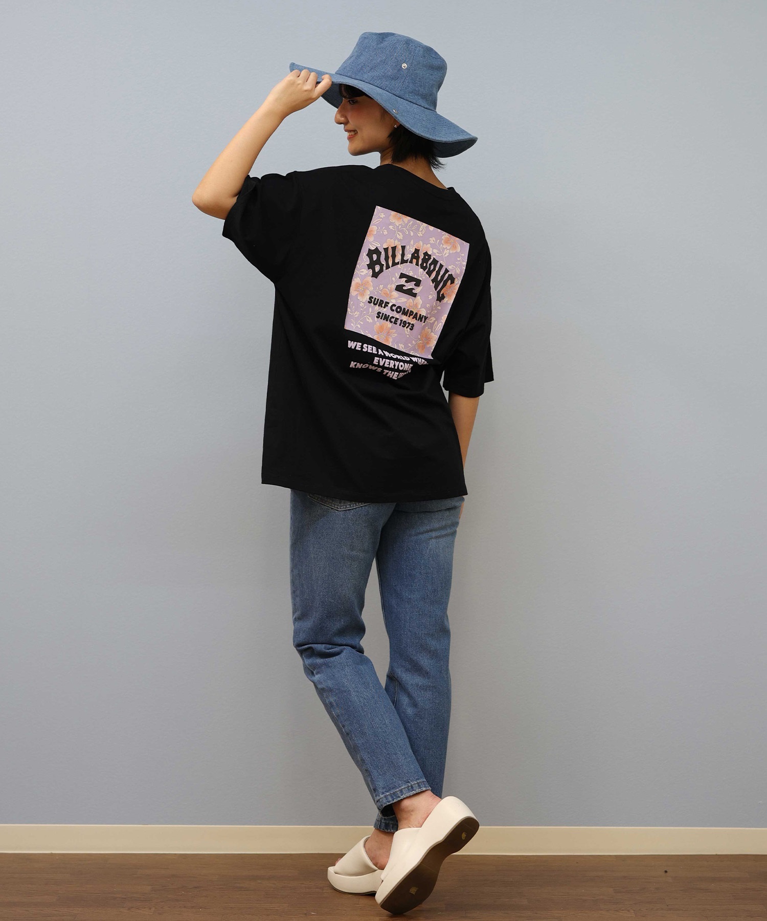 新品 デットストック Billabong ビラボン 半袖 Tシャツ サーフィン BILLABONG ビラボン 半袖 Tシャツ レディース バックプリント