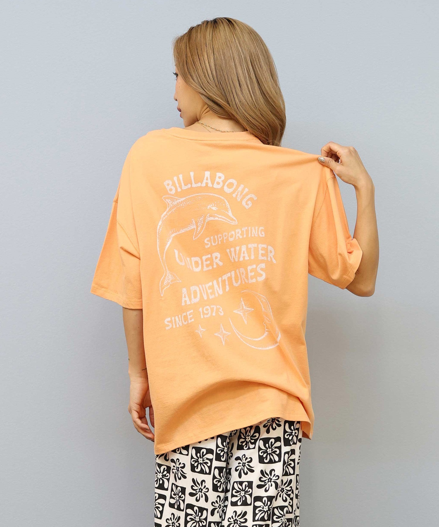 BILLABONG ビラボン 半袖 Tシャツ レディース バックプリント