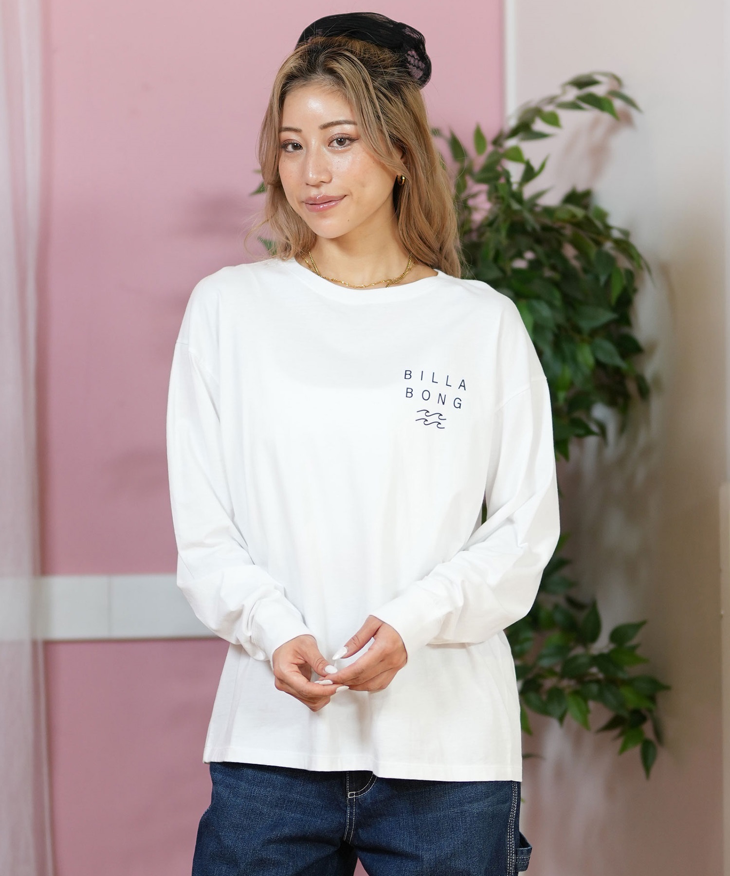 BILLABONG ビラボン 長袖 Tシャツ レディース ロンT バック