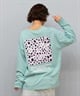 BILLABONG ビラボン 長袖 Tシャツ ロンT レディース バックプリント SQUARE LOGO BOY FIT LS TEE BF014-052(BLK-M)