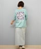 BILLABONG ビラボン 長袖 Tシャツ ロンT レディース バックプリント SQUARE LOGO BOY FIT LS TEE BF014-052(BLK-M)