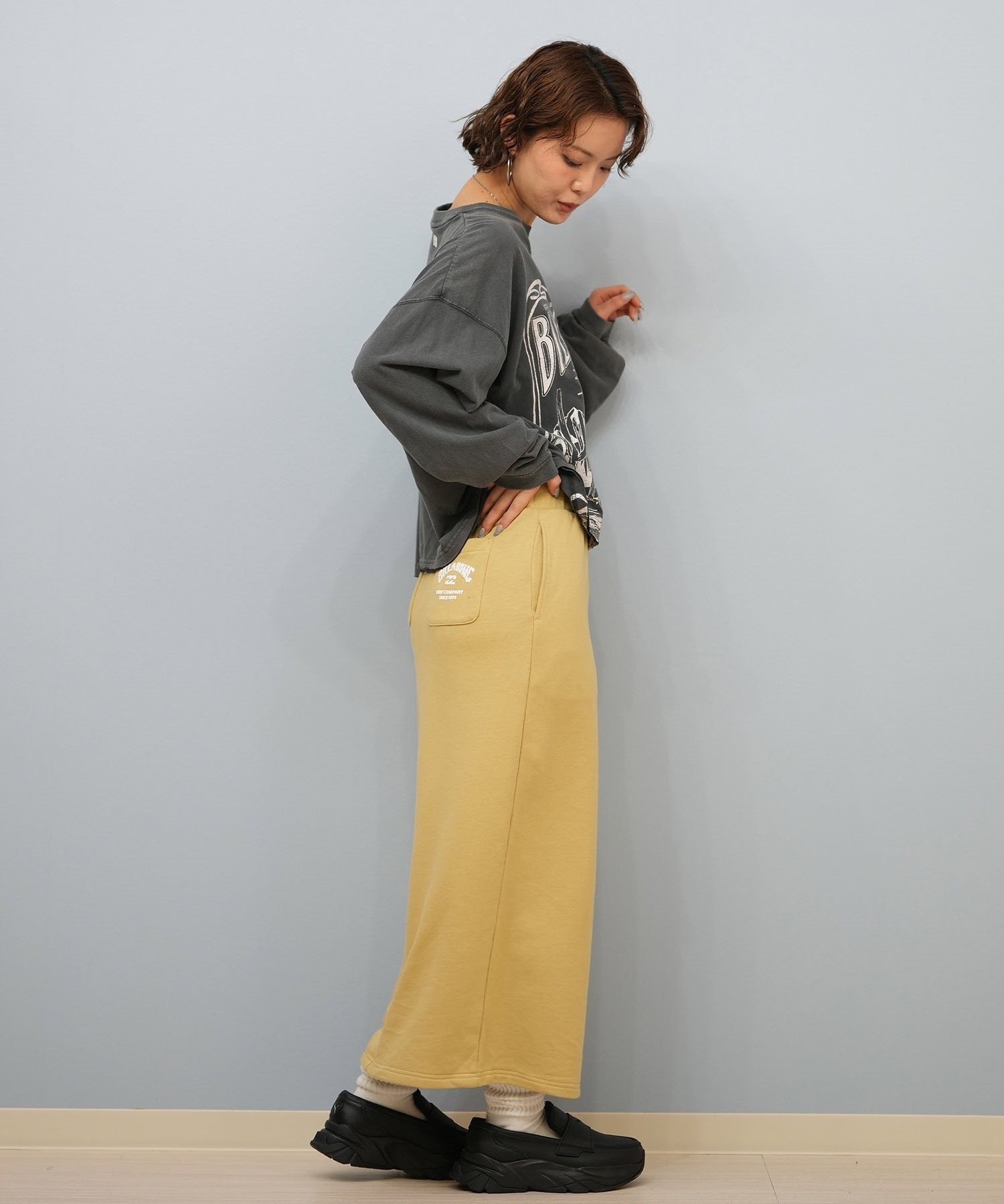 BILLABONG ビラボン 長袖 Tシャツ ロンT レディース DESERT WANDERING LS TEE BF014-054(BUR-M)