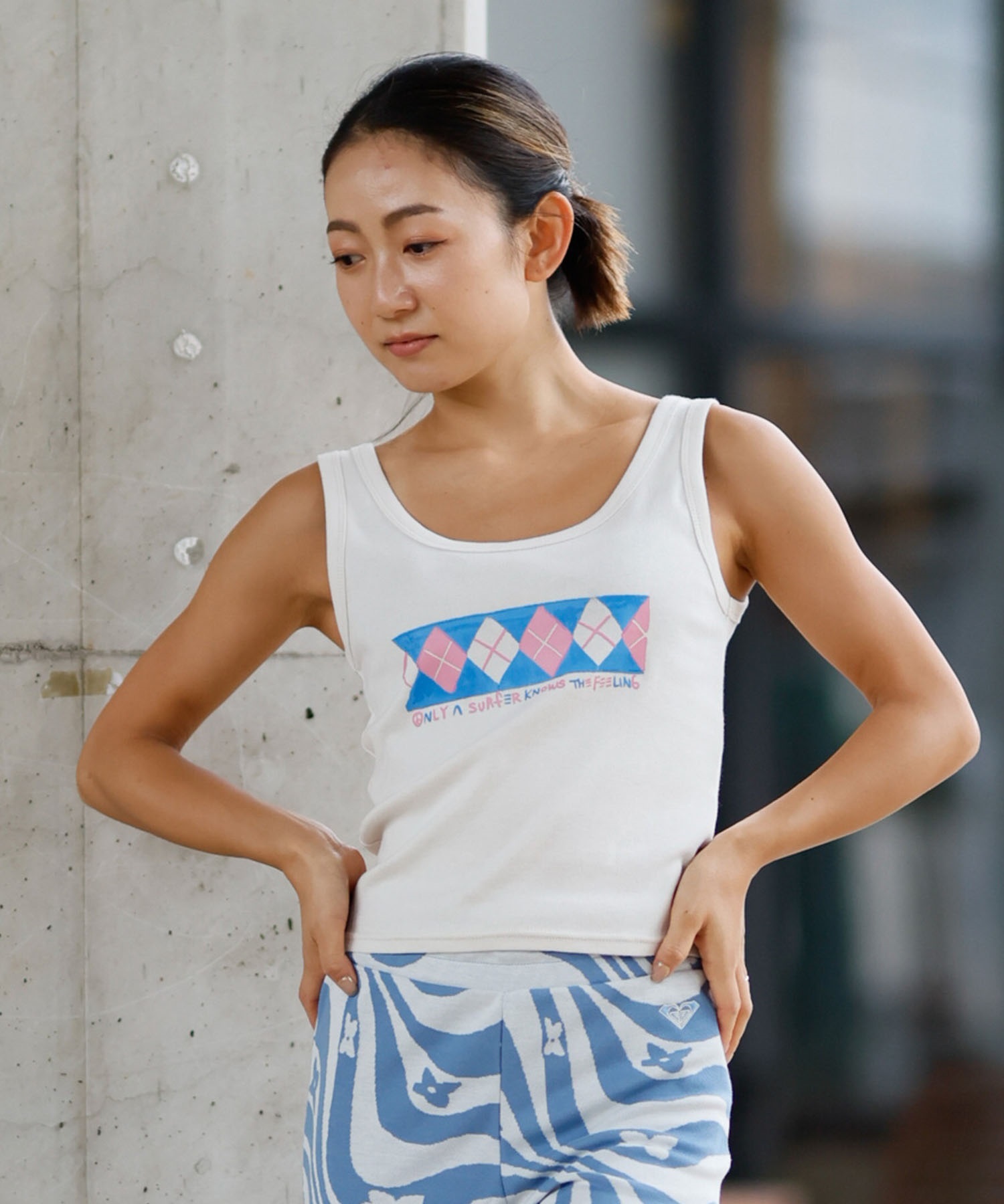 BILLABONG ビラボン タンクトップ レディース ノースリーブ クロップド