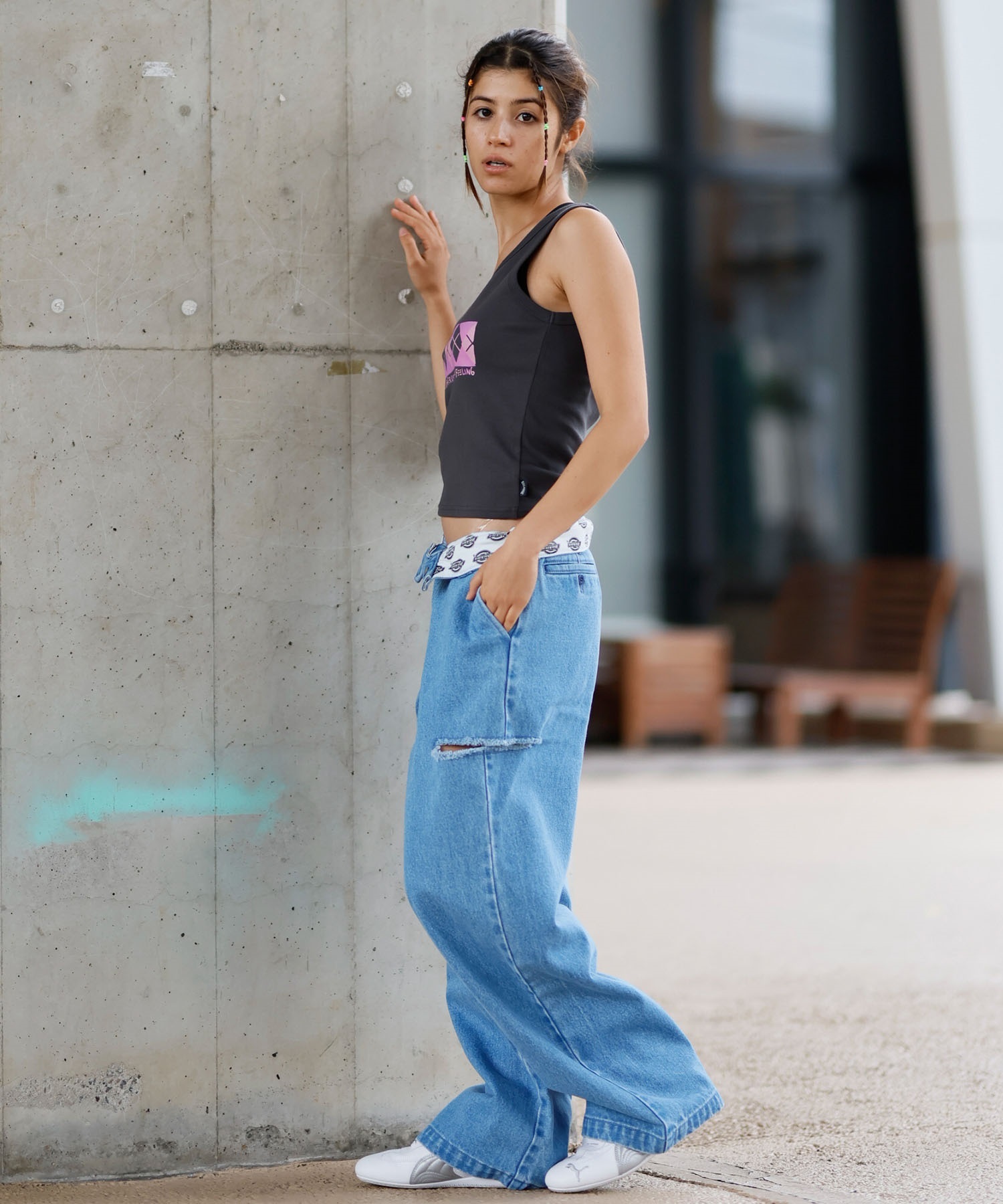BILLABONG ビラボン タンクトップ レディース ノースリーブ クロップド