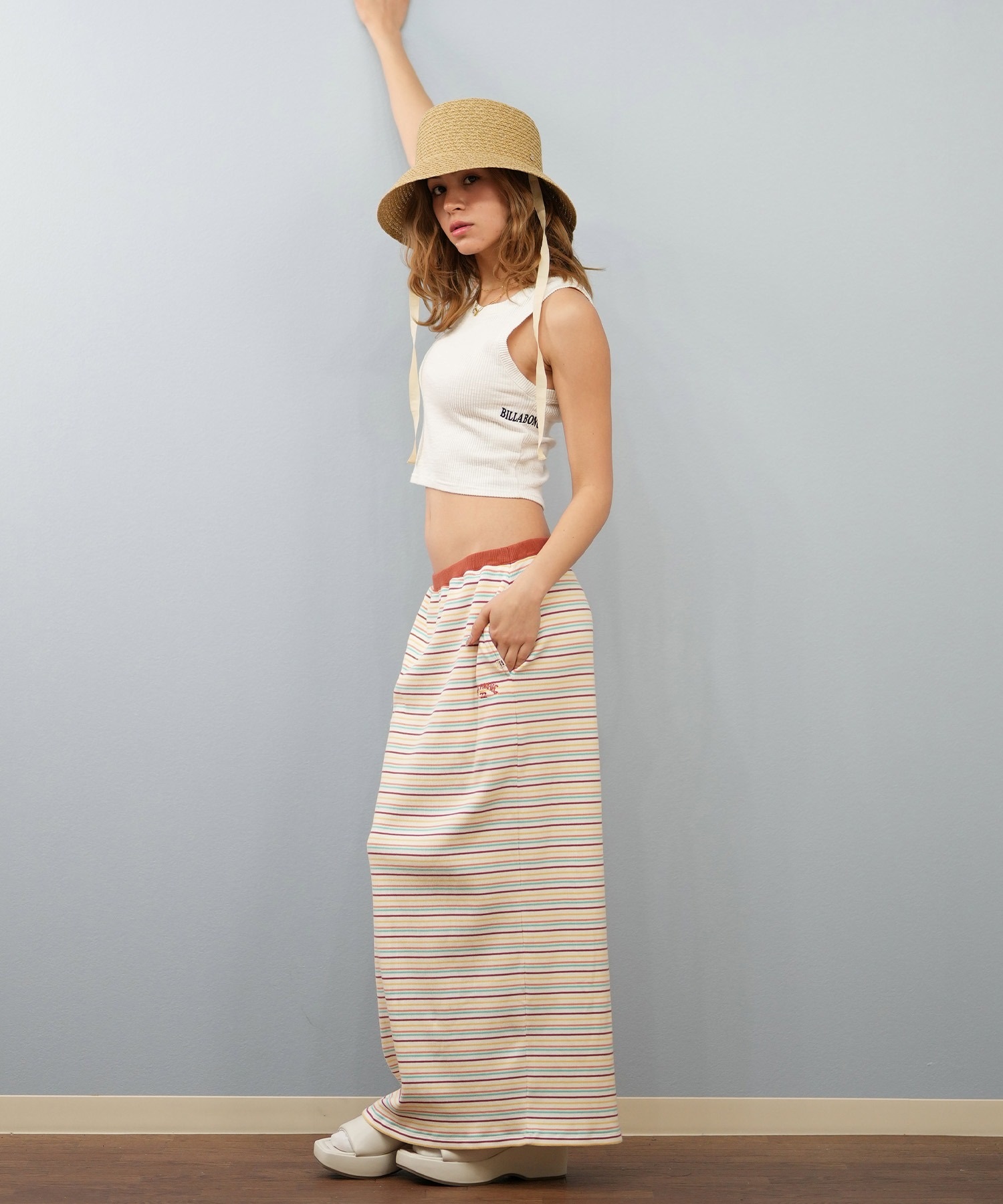 BILLABONG ビラボン レディース タンクトップ 2WAY 無地 BF013-361