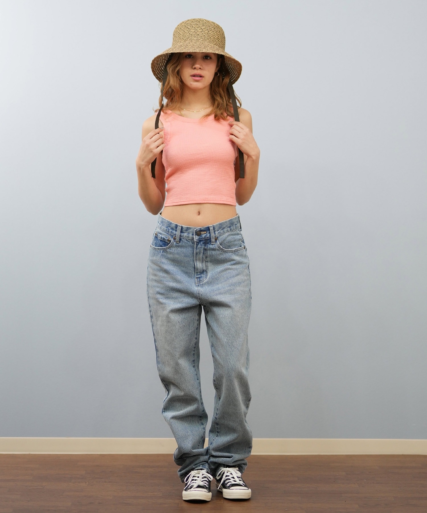 BILLABONG ビラボン レディース タンクトップ 2WAY 無地 BF013