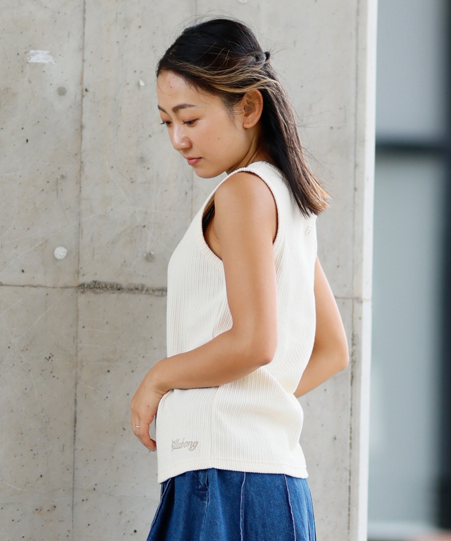 BILLABONG ビラボン タンクトップ レディース ノースリーブ 無地