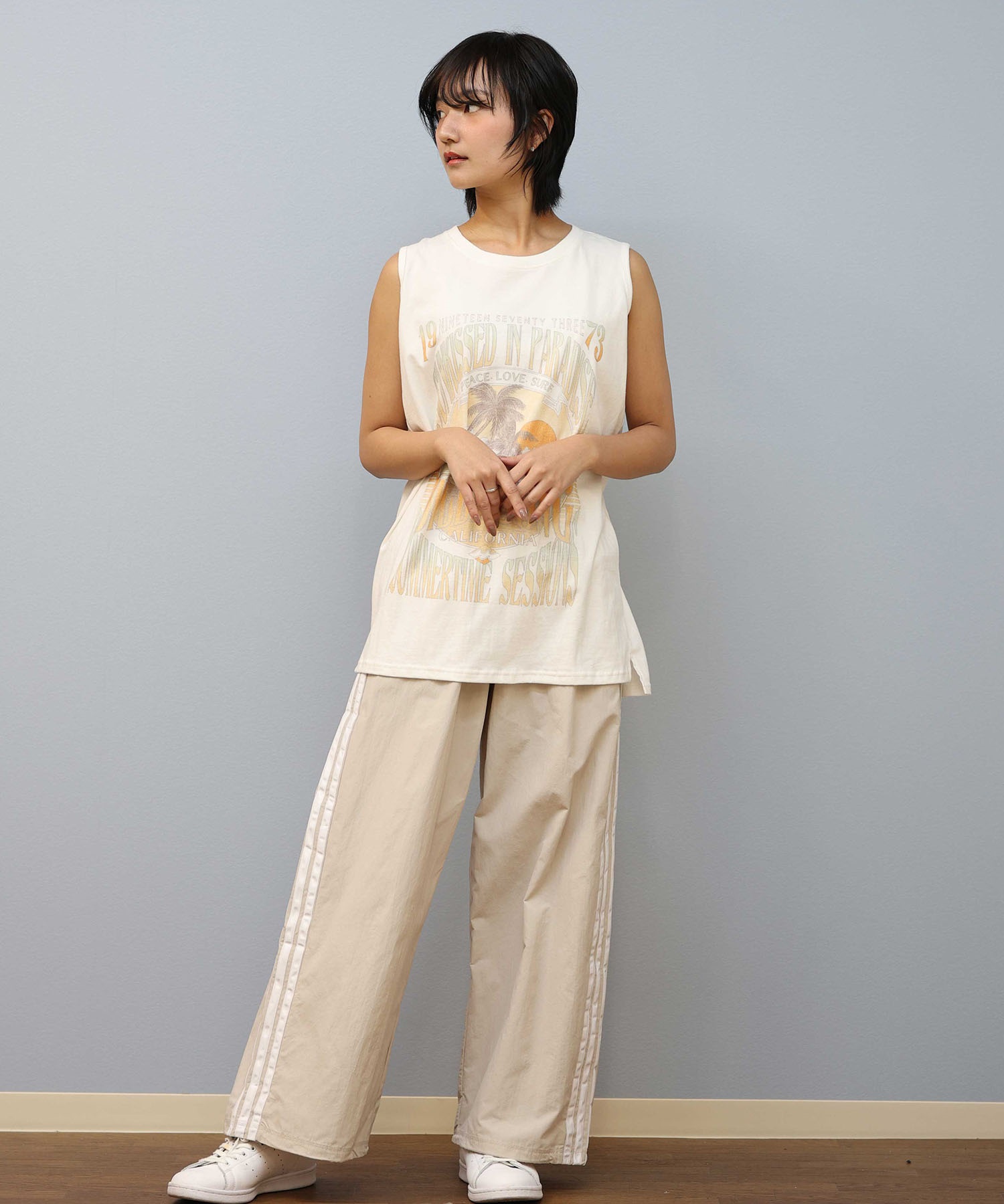 BILLABONG ビラボン タンクトップ レディース GRAPHIC LOOSE TANK TOP