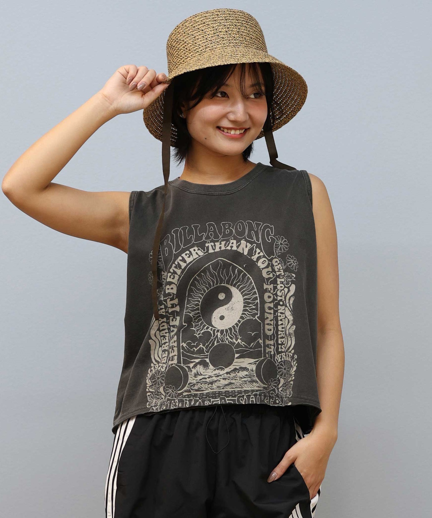 BILLABONG ビラボン タンクトップ レディース クロップド丈