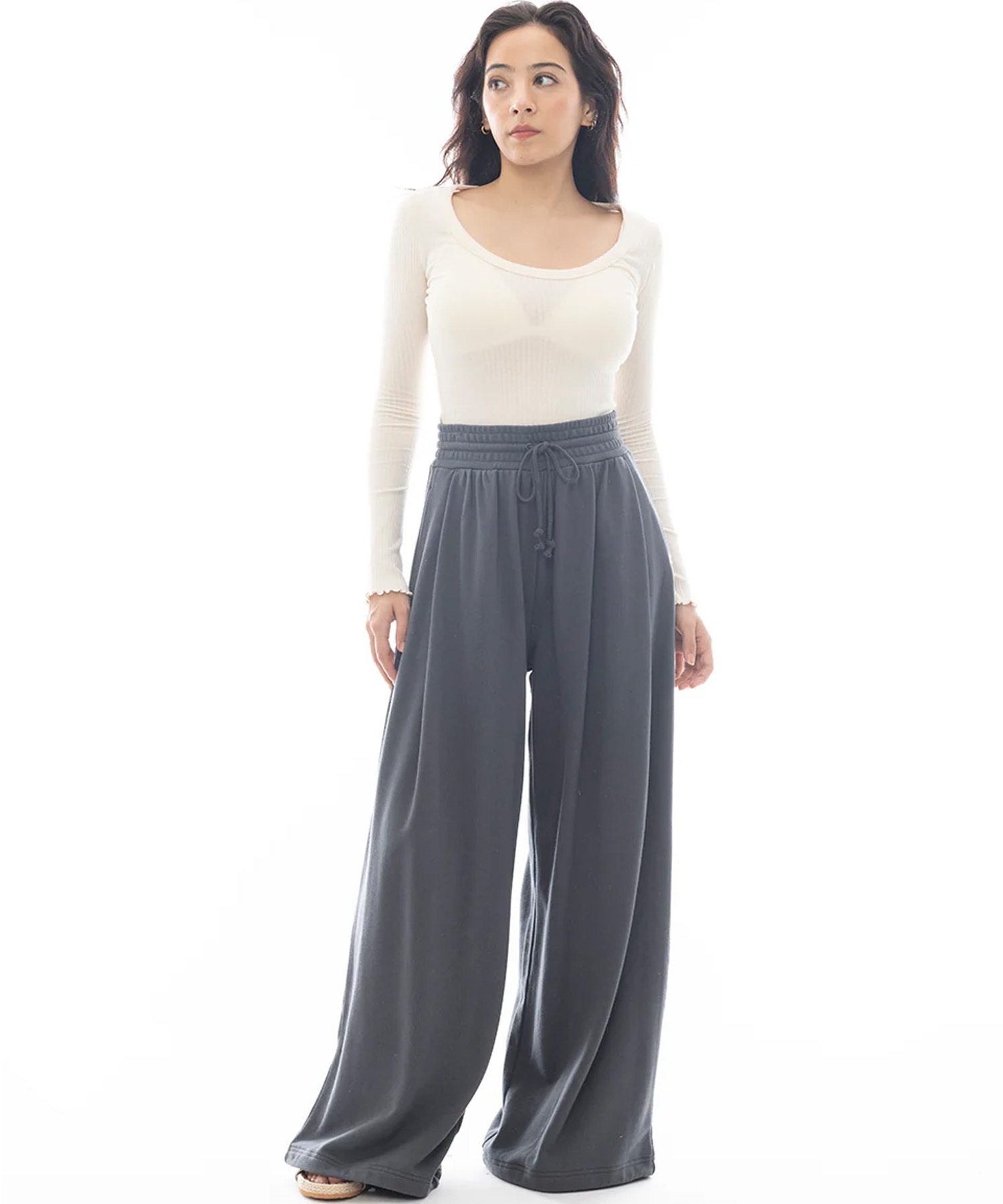 BILLABONG ビラボン ロングパンツ レディース スウェットパンツ 裏毛 WIDE EASY SWEAT PANTS BF013-701(BSD-M)