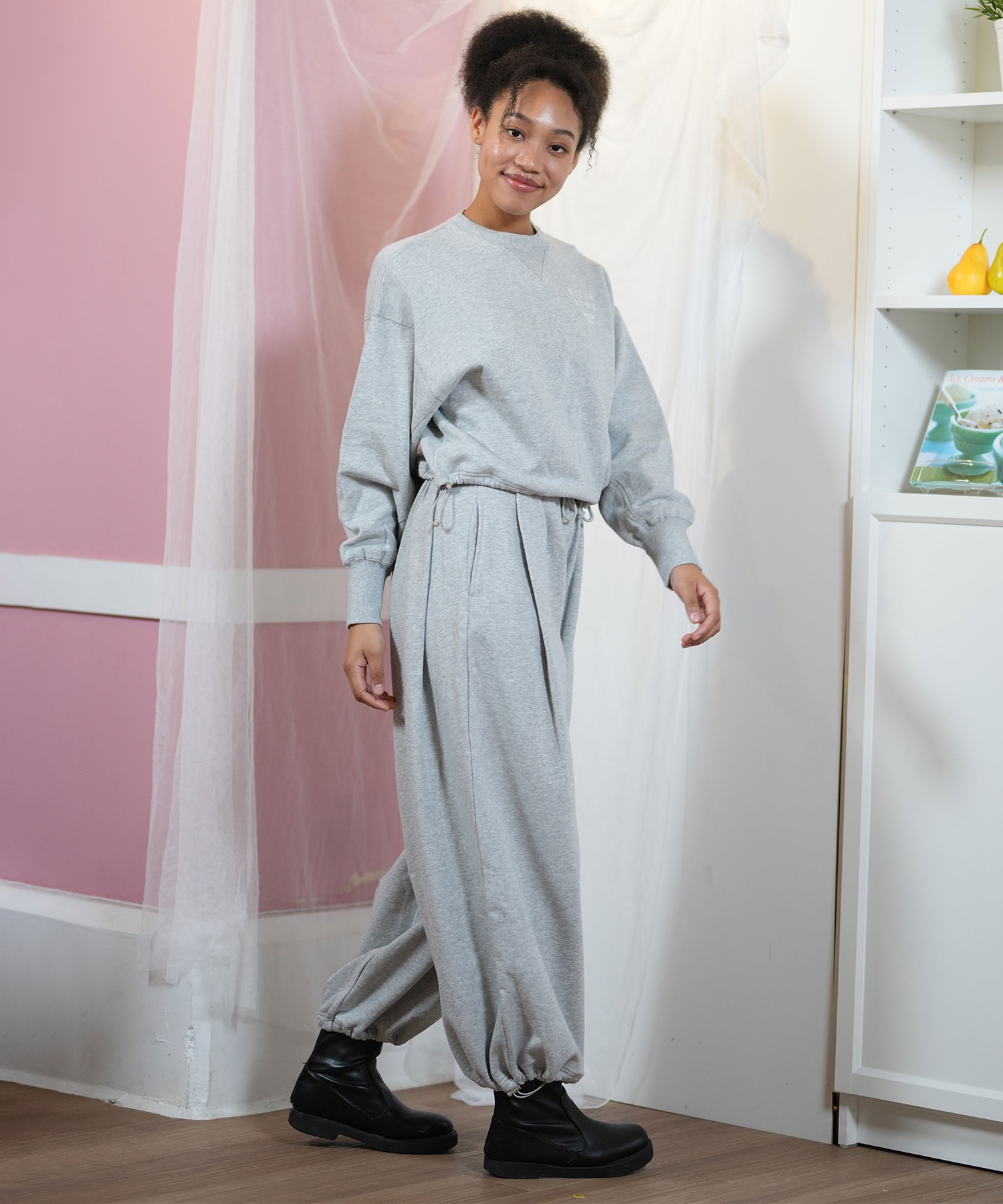 BILLABONG ビラボン ロングパンツ レディース スウェットパンツ 裏毛 WIDE EASY SWEAT PANTS BF013-701(BSD-M)