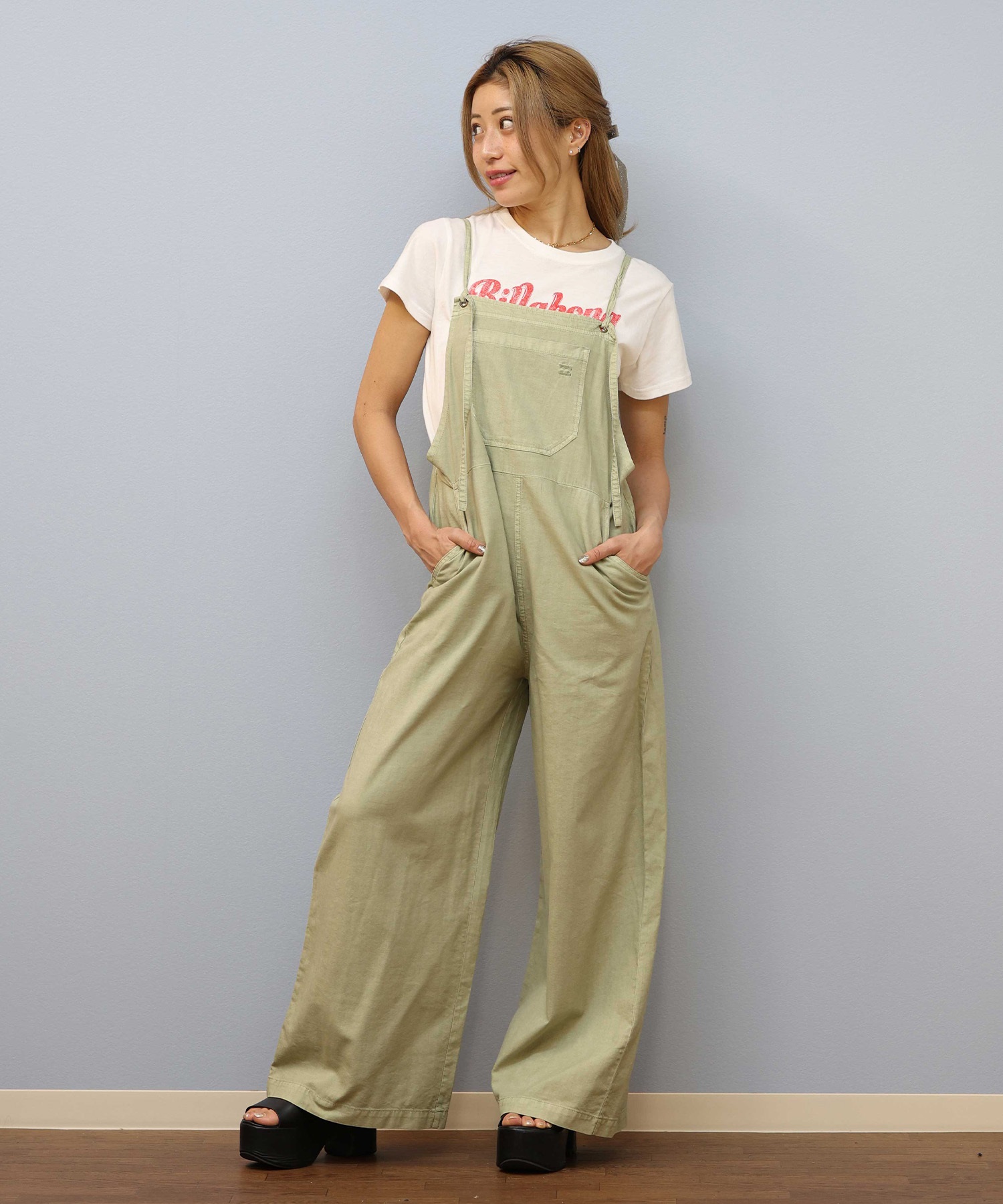 BILLABONG ビラボン ロングパンツ レディース サロペット