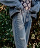 BILLABONG ビラボン ロングパンツ レディース デニム ダメージ加工 BASIC CRUSH STRAIGHT DENIM BF013-711(BLC-S)