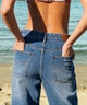 BILLABONG ビラボン ロングパンツ レディース デニム ダメージ加工 BASIC CRUSH STRAIGHT DENIM BF013-711(BLC-S)
