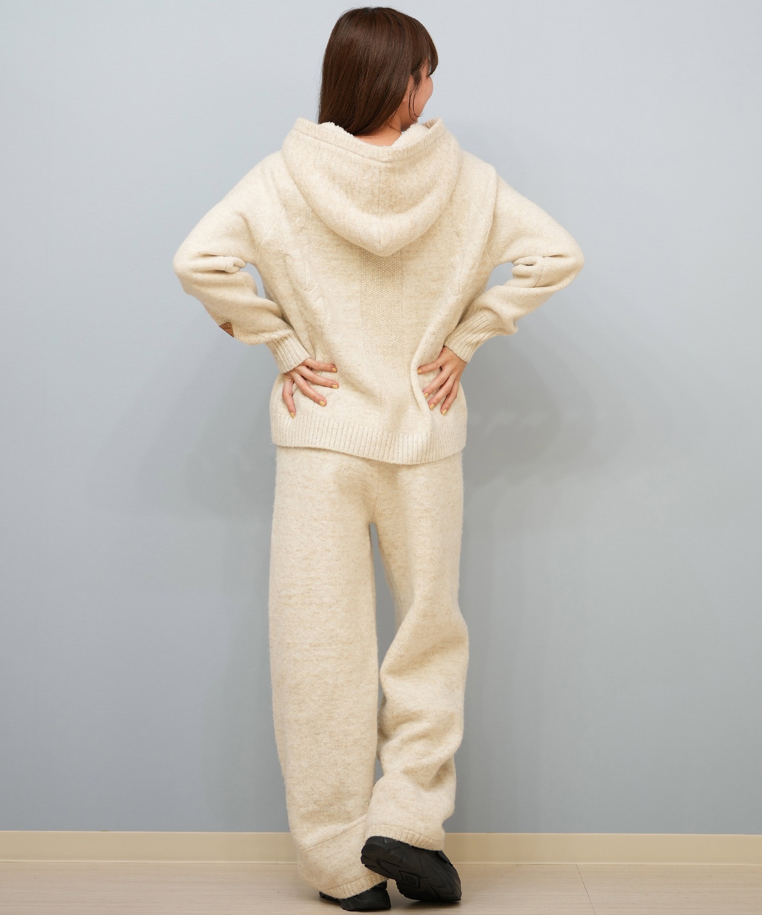 BILLABONG ビラボン ロングパンツ レディース ニットパンツ 裾ボア KNIT LONG PANT セットアップ対応 BF014-605(COY-M)