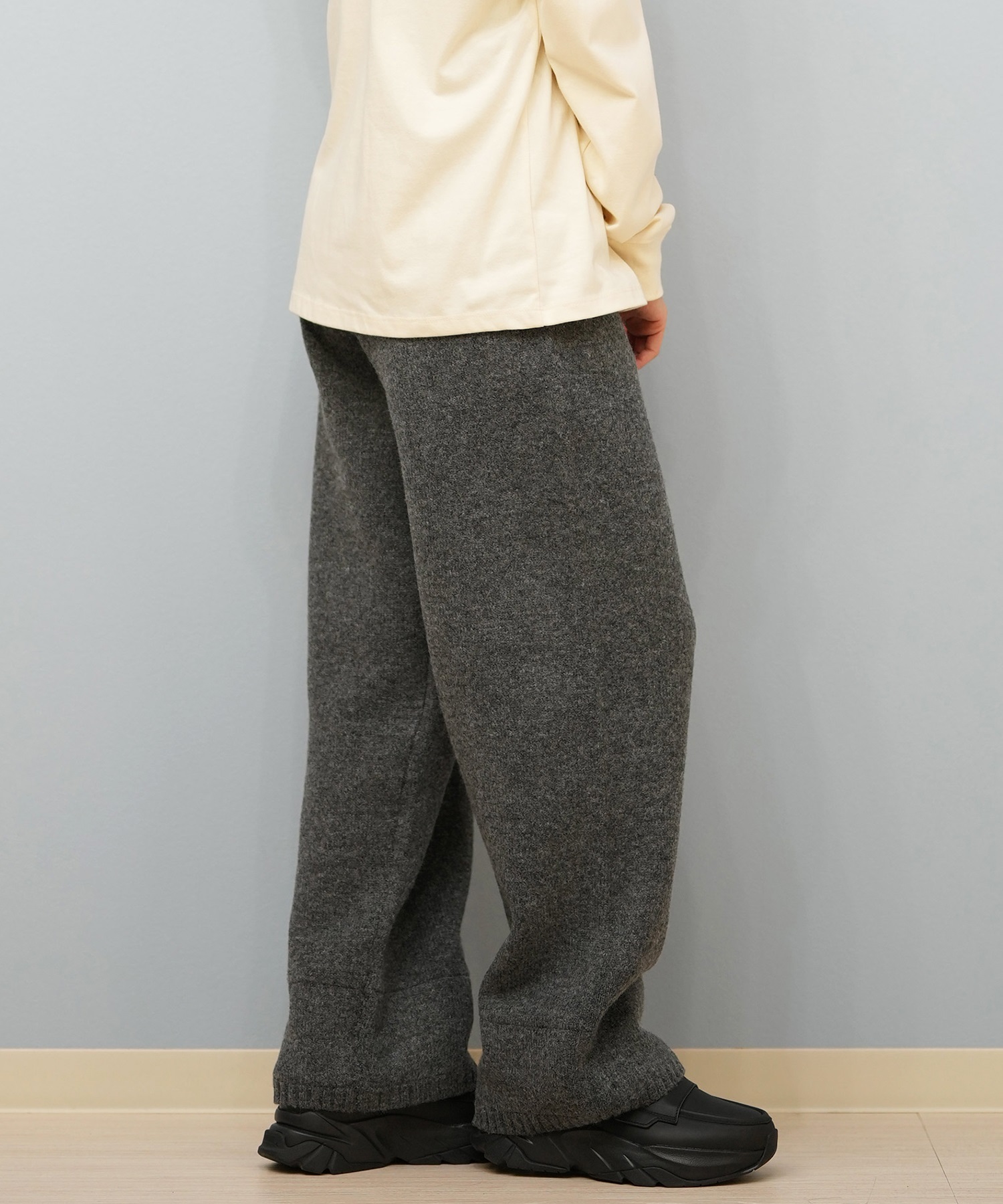 BILLABONG ビラボン ロングパンツ レディース ニットパンツ 裾ボア KNIT LONG PANT セットアップ対応 BF014-605(COY-M)