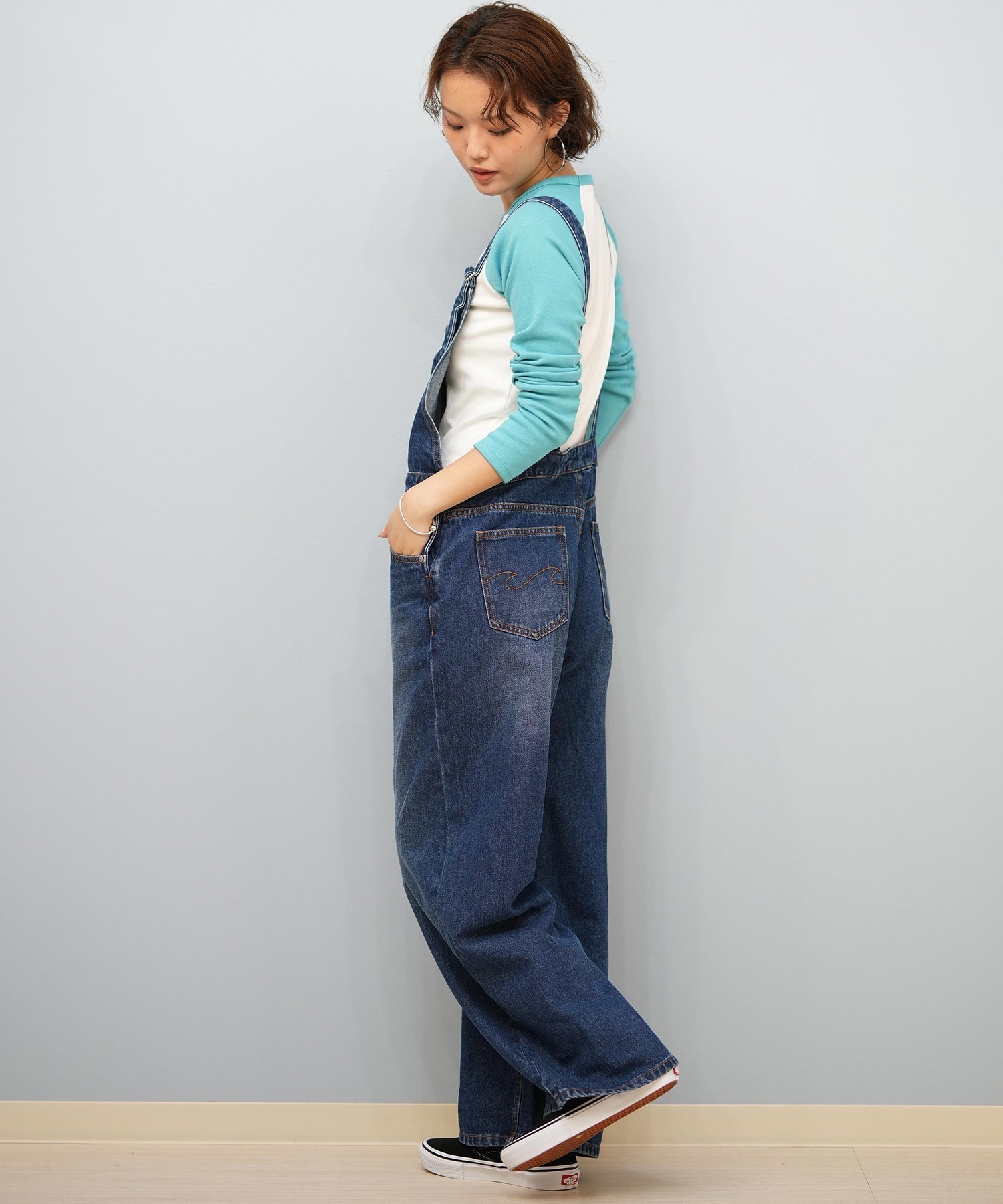 BILLABONG ビラボン オールインワン レディース デニム パンツ Gパン 