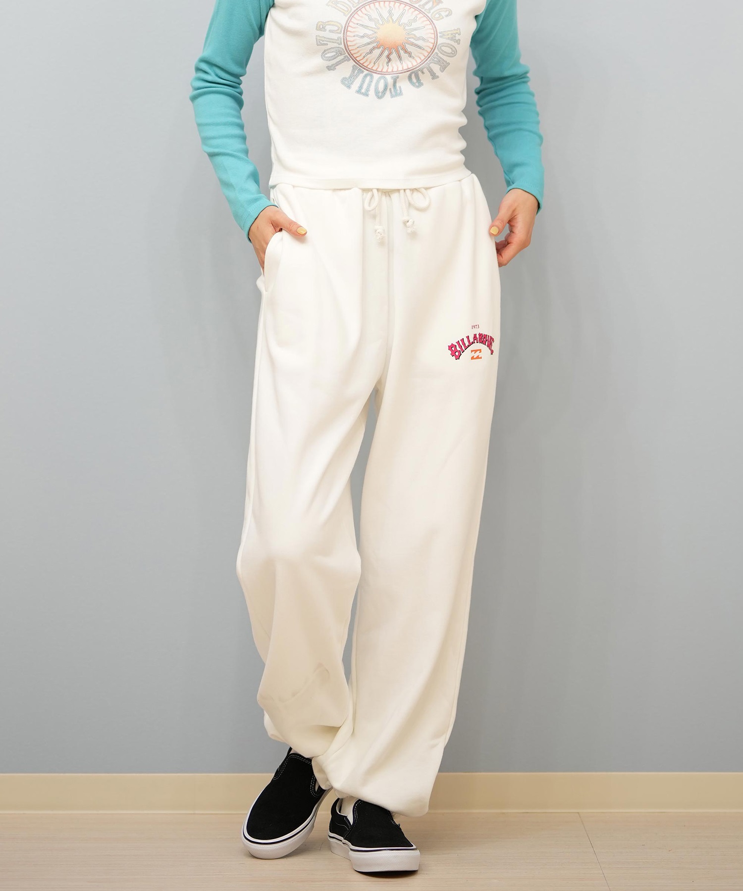 BILLABONG ビラボン ロングパンツ レディース スウェットパンツ 裏毛