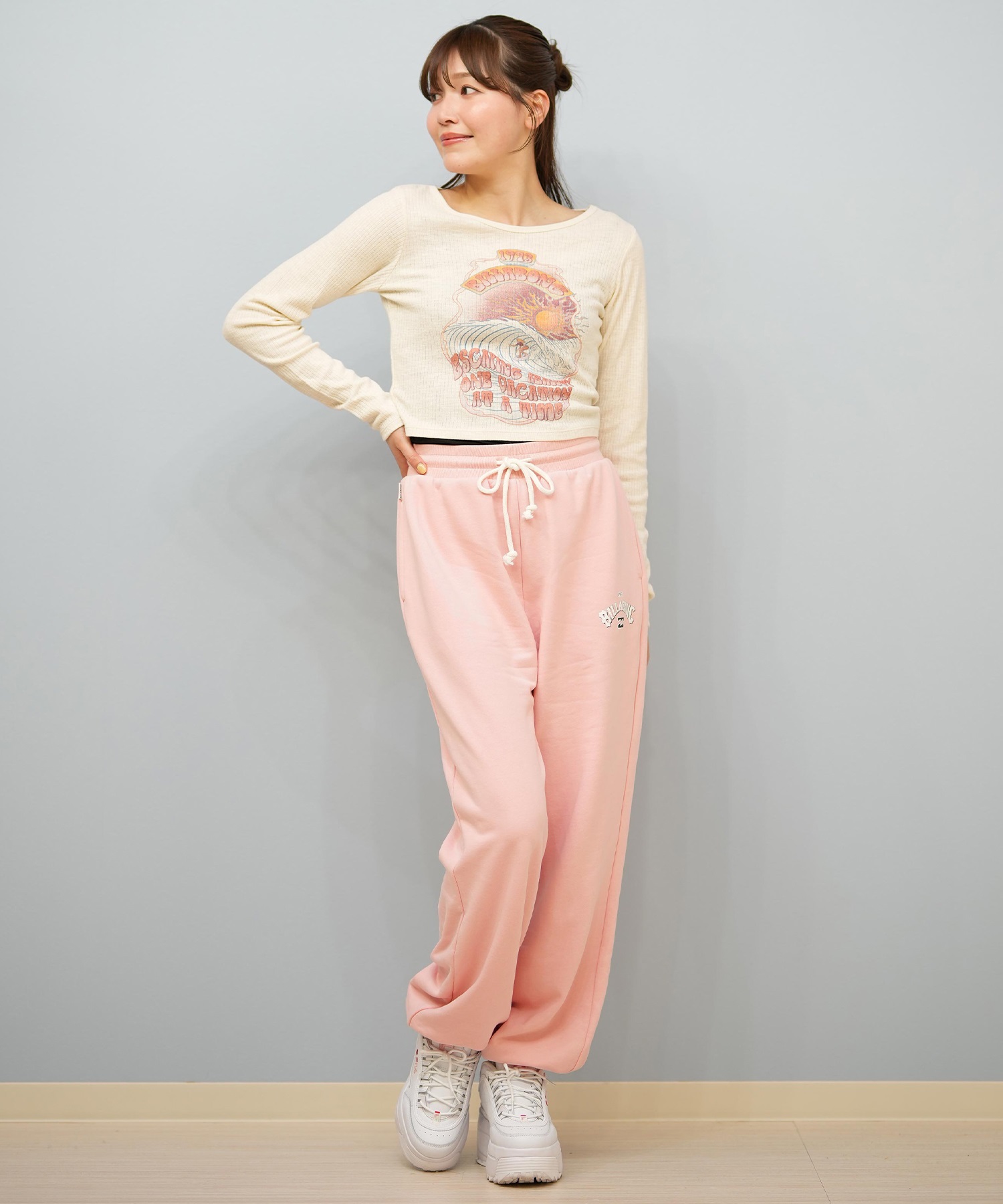 BILLABONG ビラボン ロングパンツ レディース スウェットパンツ 裏毛