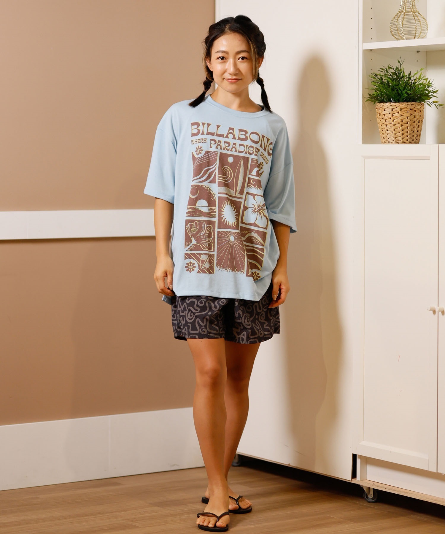 BILLABONG ビラボン トランクス 水着 レディース ボードショーツ ショートパンツ 水陸両用 ユーティリティ BF013-508(BSD-M)