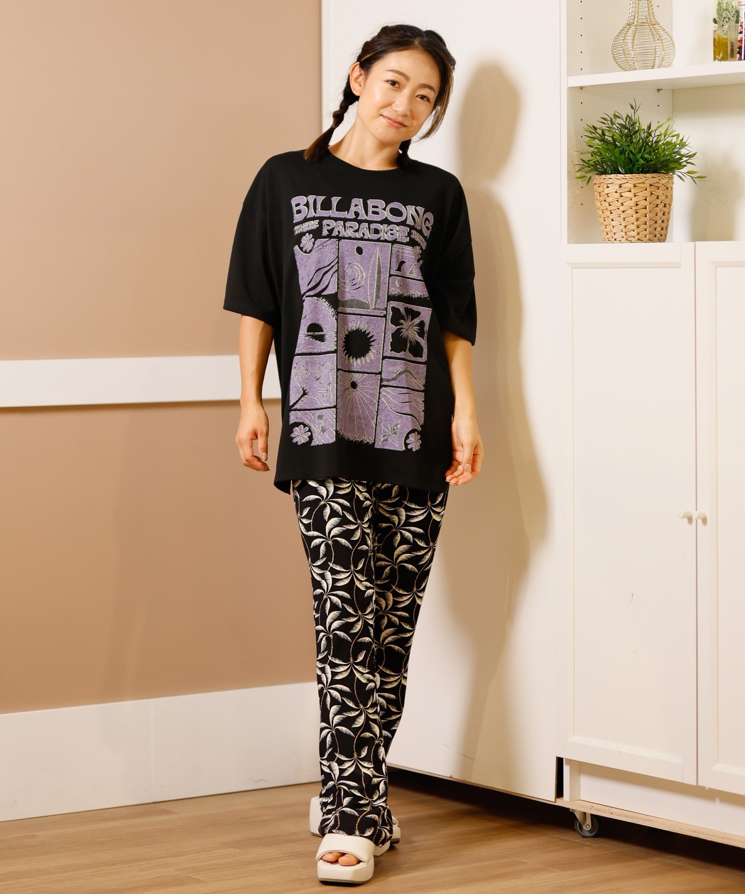 BILLABONG ビラボン 水着 レディース ラッシュガード 半袖 Tシャツ