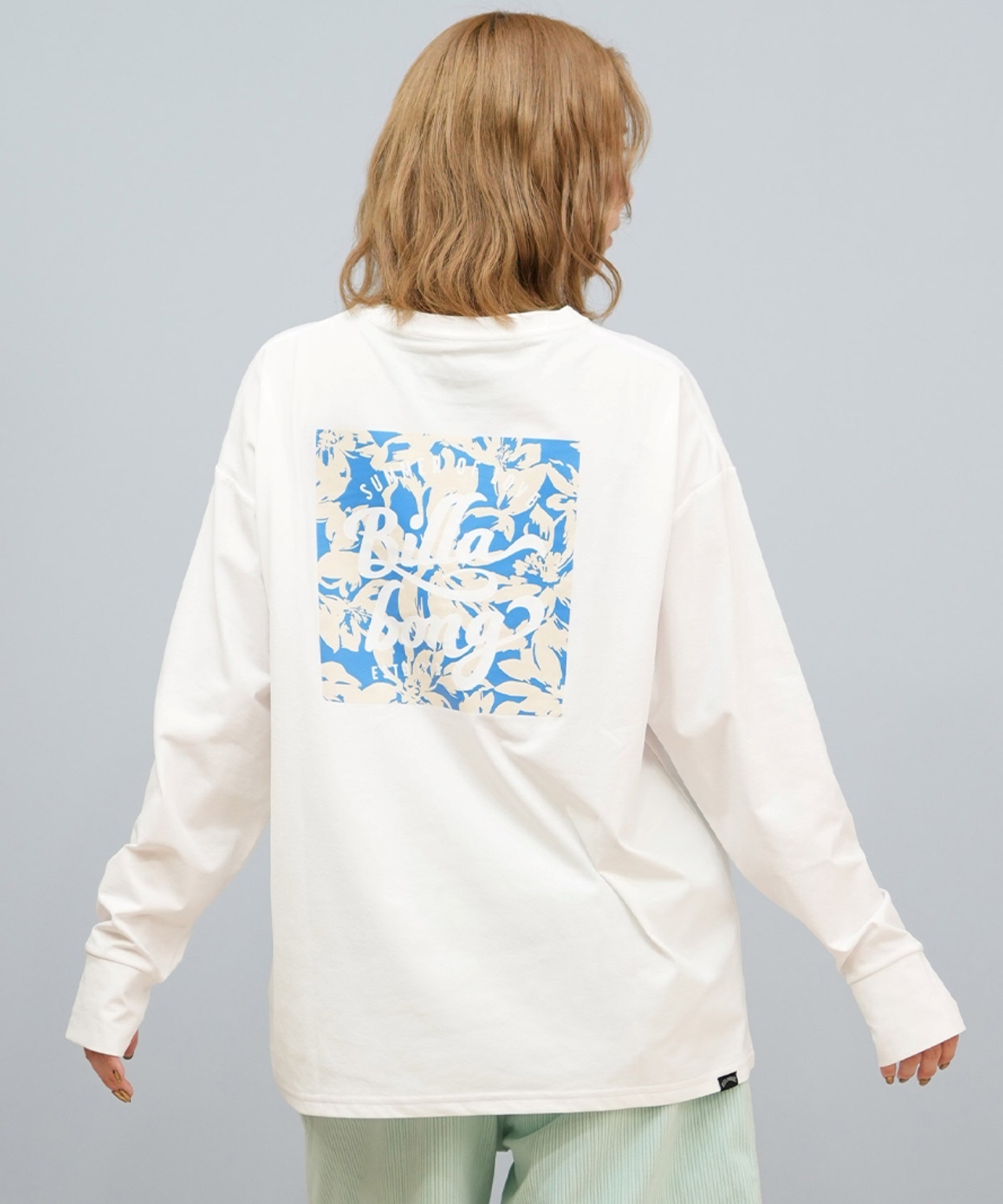 BILLABONG 長袖 ラッシュガード 水陸両用 ロンT 水着 ビラボン L BILLABONG ビラボン 水着 ラッシュガード 長袖 Tシャツ ロンT