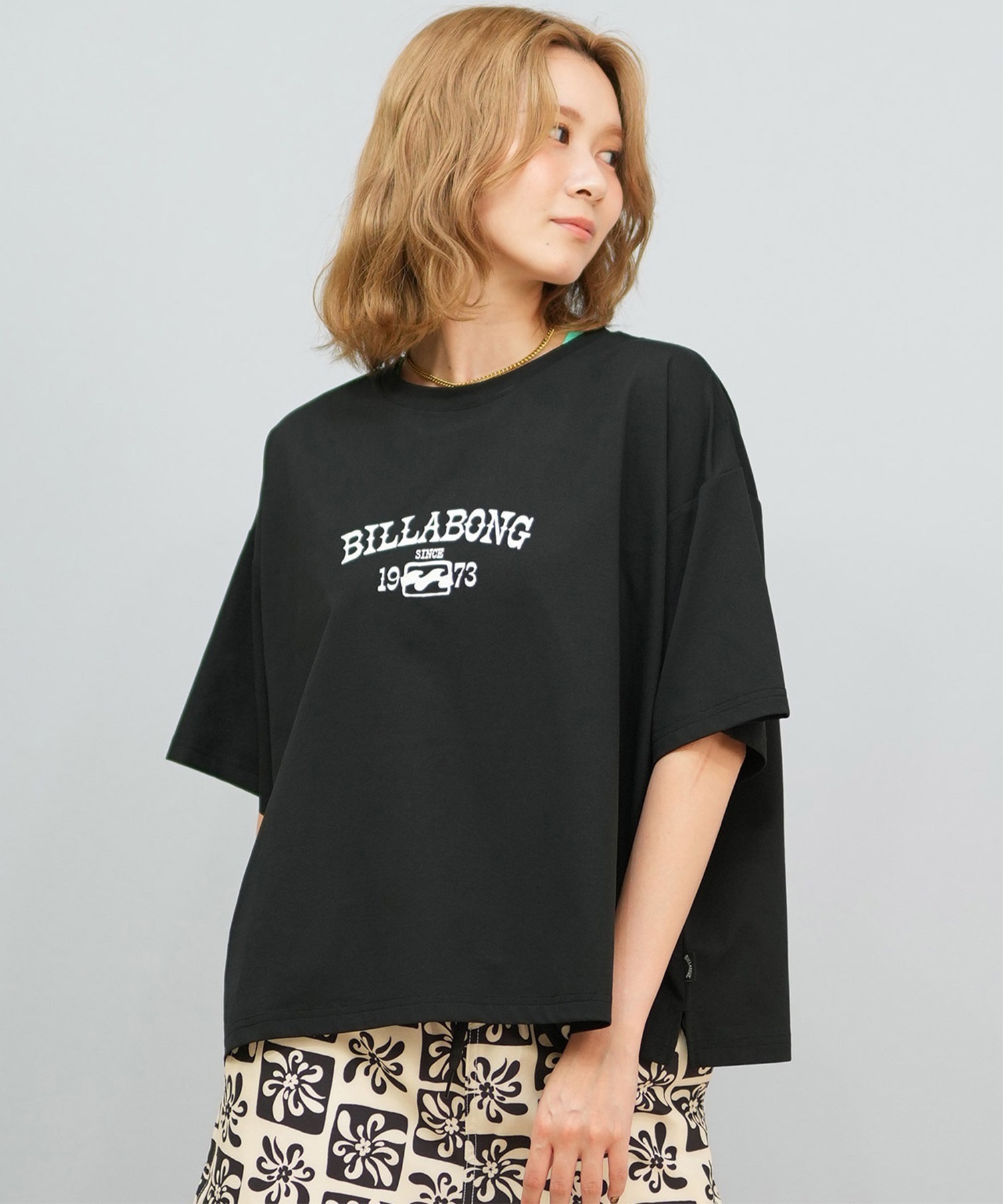 BILLABONG ビラボン 水着 ラッシュガード 半袖 Tシャツ レディース UV