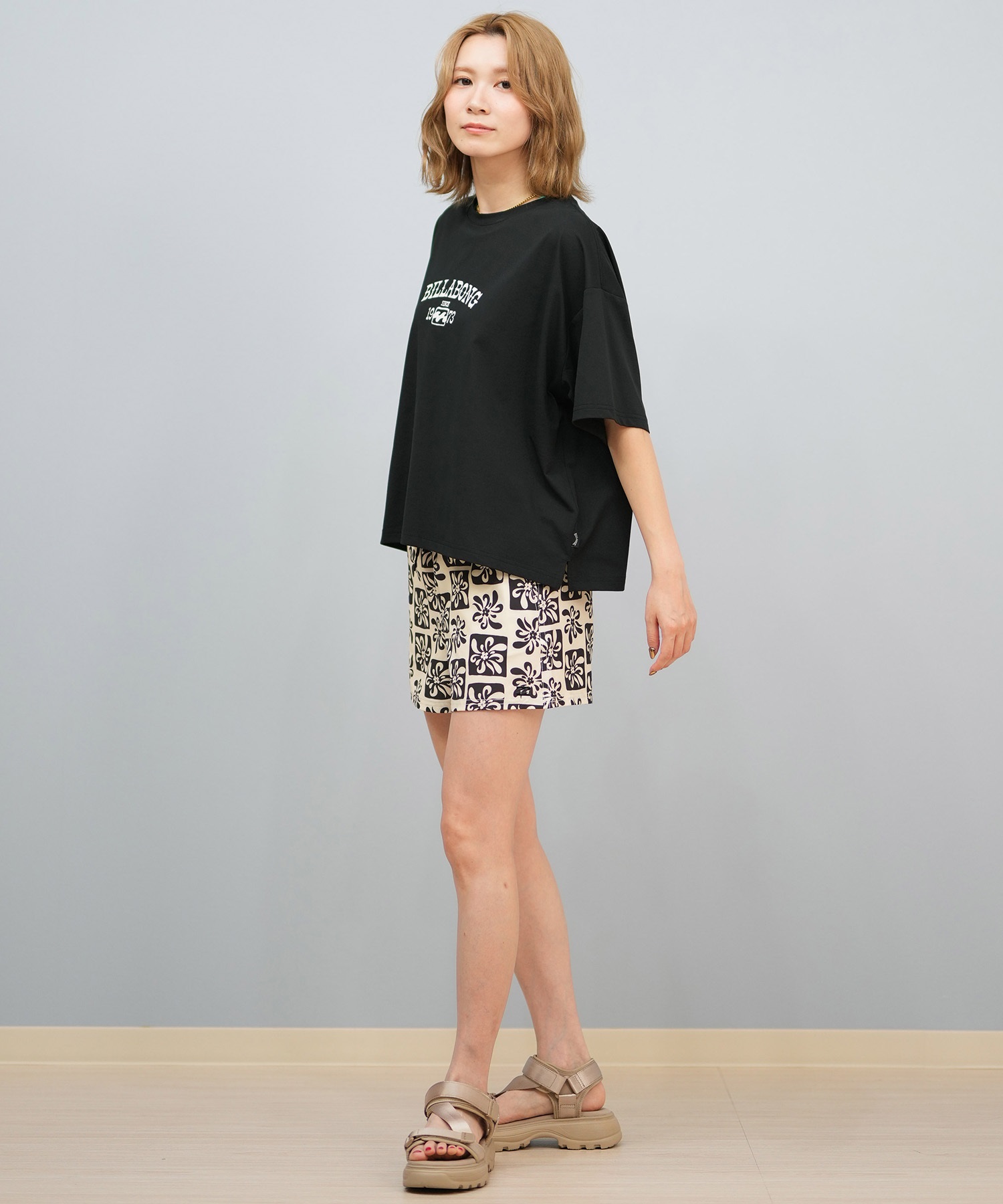 BILLABONG ビラボン 水着 ラッシュガード 半袖 Tシャツ レディース UV