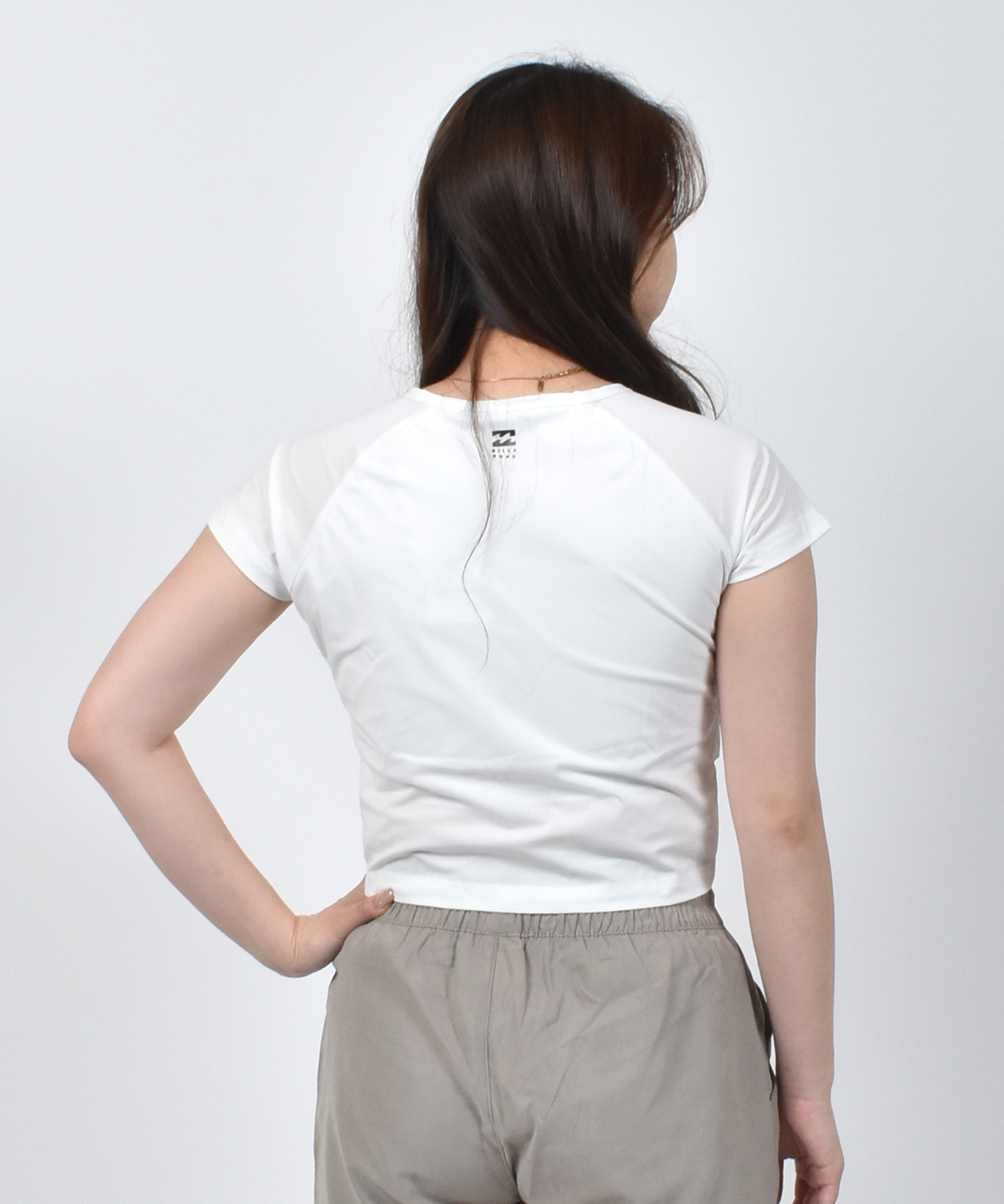 BILLABONG ビラボン 水着 ラッシュガード 半袖 Tシャツ レディース パッド付 水陸両用 耐塩素 UTILITY BRA CUP SS TEE BF01C-866(SCS-M)