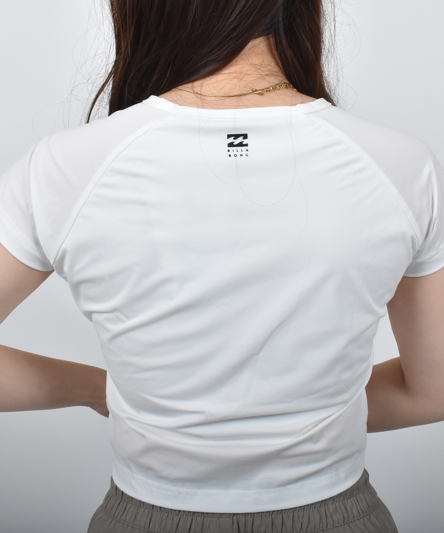 BILLABONG ビラボン 水着 ラッシュガード 半袖 Tシャツ レディース パッド付 水陸両用 耐塩素 UTILITY BRA CUP SS TEE BF01C-866(SCS-M)