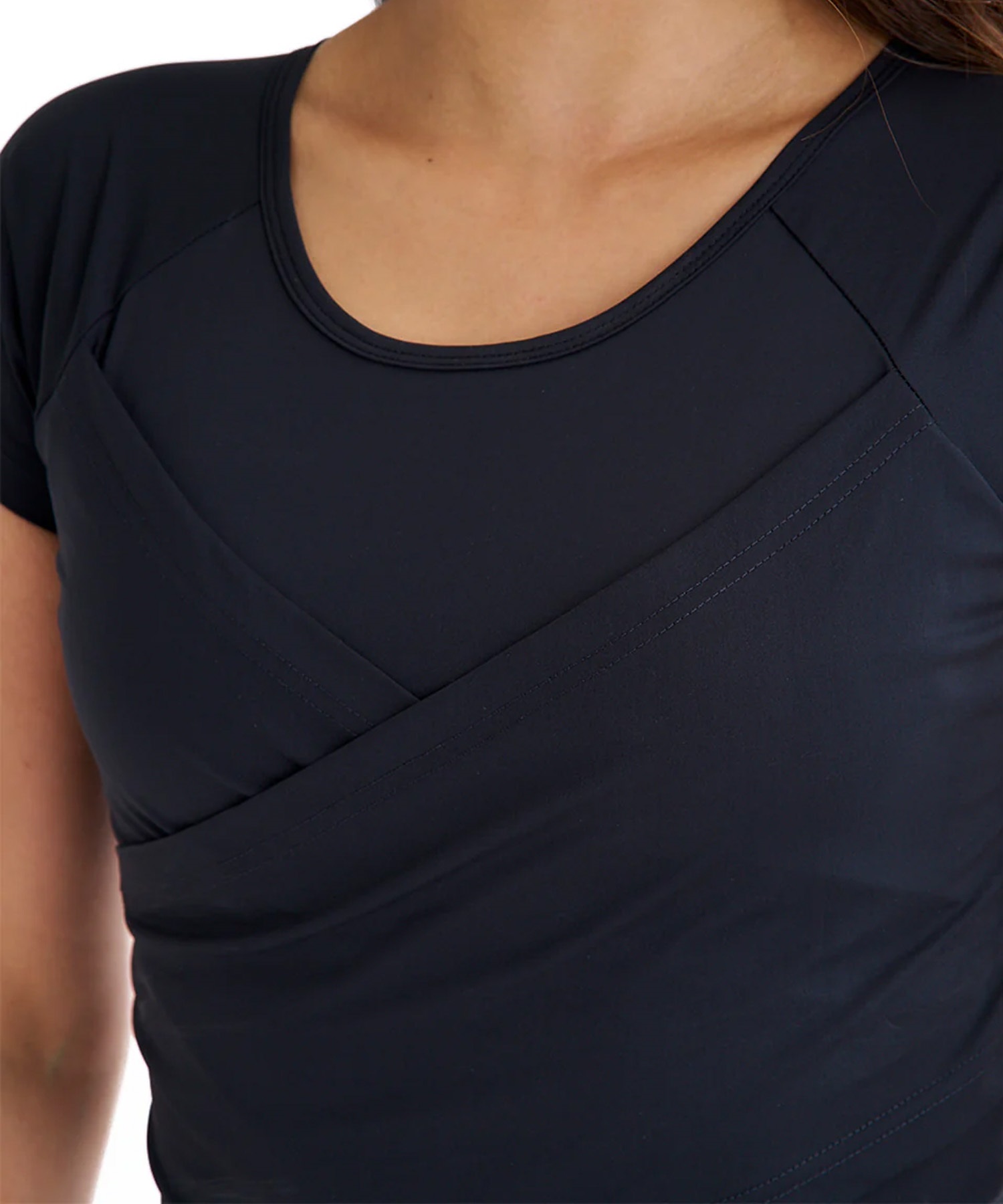 BILLABONG ビラボン 水着 ラッシュガード 半袖 Tシャツ レディース パッド付 水陸両用 耐塩素 UTILITY BRA CUP SS TEE BF01C-866(SCS-M)