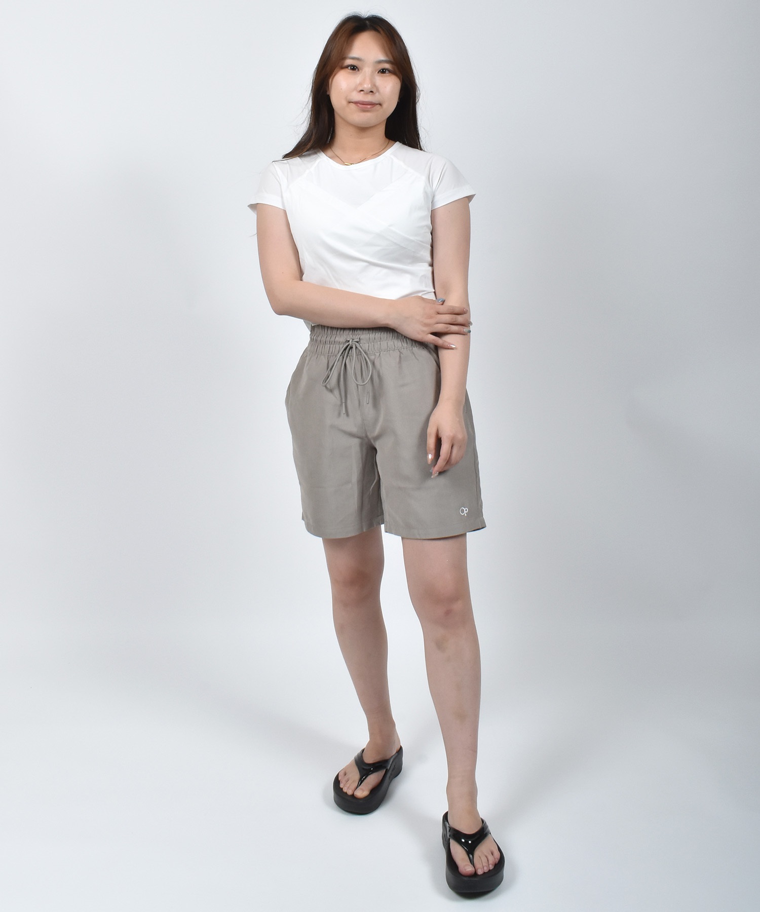 25 SS BILLABONG ビラボン Tシャツ 半袖 カップ付き トップスのみ UVカット レディース UTILITY BRA CUP RIB TEE BF013862 日本正規品 BILLABONG (ﾋﾞﾗﾎﾞﾝ) - UTILITY BRA CUP RIB (ﾕｰﾃｨﾘﾃｨﾌﾞﾗｶｯﾌﾟﾘﾌﾞ