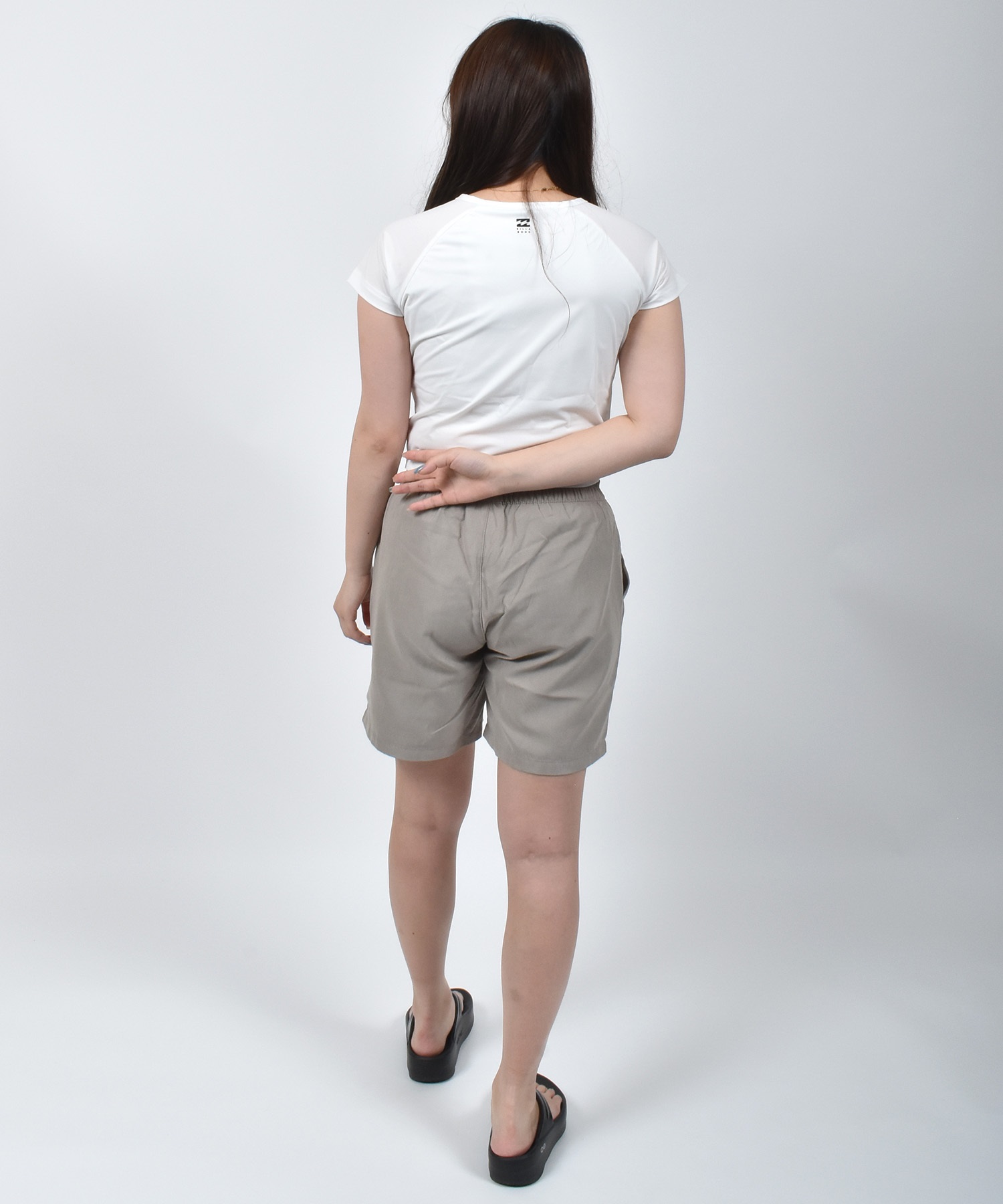 BILLABONG ビラボン 水着 ラッシュガード 半袖 Tシャツ レディース パッド付 水陸両用 耐塩素 UTILITY BRA CUP SS TEE BF01C-866(SCS-M)