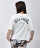 BILLABONG ビラボン 水着 ラッシュガード 半袖 Tシャツ レディース クロップド丈 バックプリント 水陸両用 UVカット BF01C-U02(RAV-M)