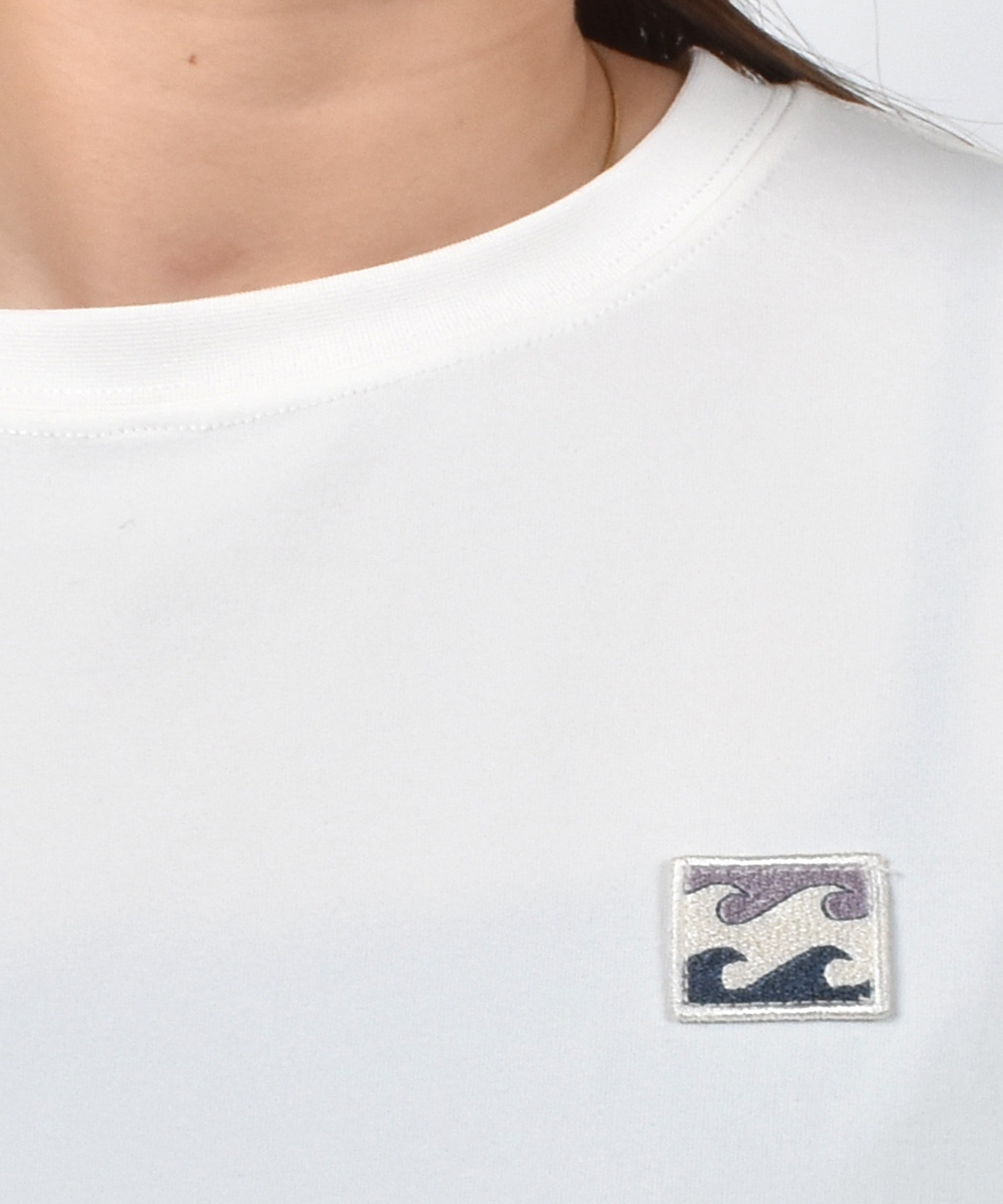 BILLABONG ビラボン 水着 ラッシュガード 半袖 Tシャツ レディース クロップド丈 バックプリント 水陸両用 UVカット BF01C-U02(RAV-M)