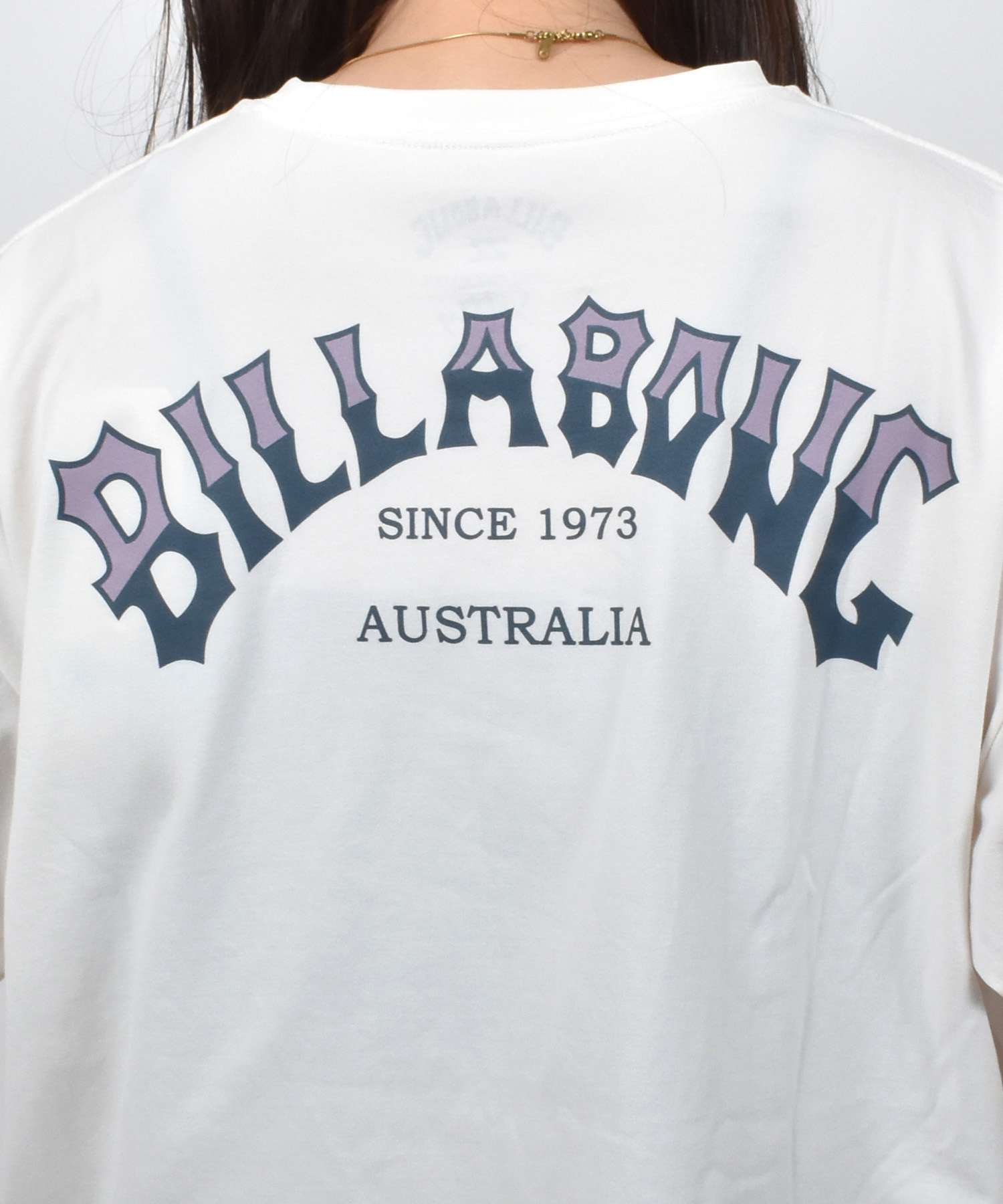 BILLABONG ビラボン 水着 ラッシュガード 半袖 Tシャツ レディース クロップド丈 バックプリント 水陸両用 UVカット BF01C-U02(RAV-M)