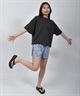 BILLABONG ビラボン 水着 ラッシュガード 半袖 Tシャツ レディース クロップド丈 バックプリント 水陸両用 UVカット BF01C-U02(RAV-M)