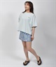 BILLABONG ビラボン 水着 ラッシュガード 半袖 Tシャツ レディース クロップド丈 バックプリント 水陸両用 UVカット BF01C-U02(RAV-M)