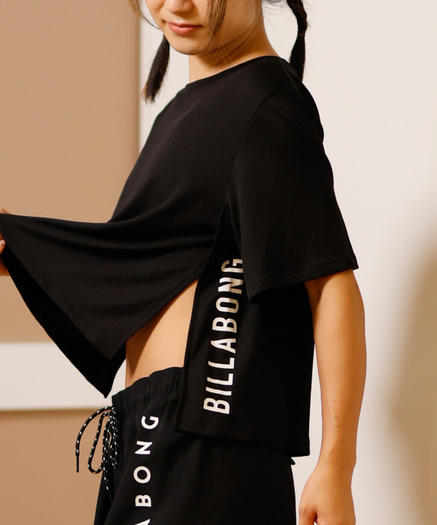 tシャツ BILLABONG/ビラボン ラッシュTシャツ/水陸両用/UVケア BF013-221 レディース BILLABONG ビラボン ラッシュガード レディース 半袖 Tシャツ