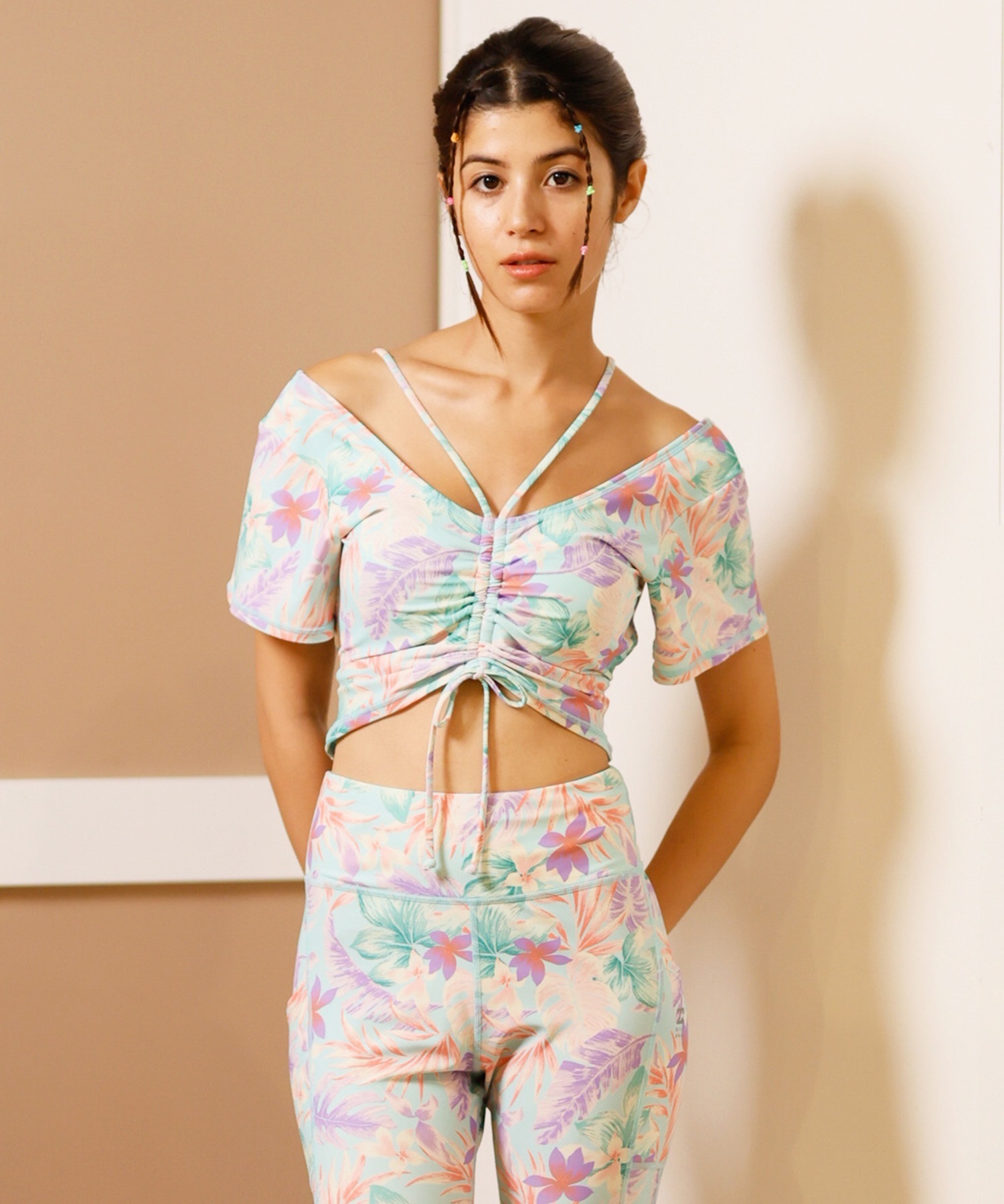 BILLABONG ビラボン ラッシュガード レディース ブラトップ フレア 水陸両用 ユーティリティ UVカット 速乾 セットアップ対応 BF013-882(BPB-M)