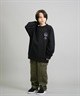 BILLABONG ビラボン トレーナー スウェット キッズ ジュニア 子供 クルーネック ロゴ バックプリント 裏毛 親子コーデ BF016-001(GRN-140cm)