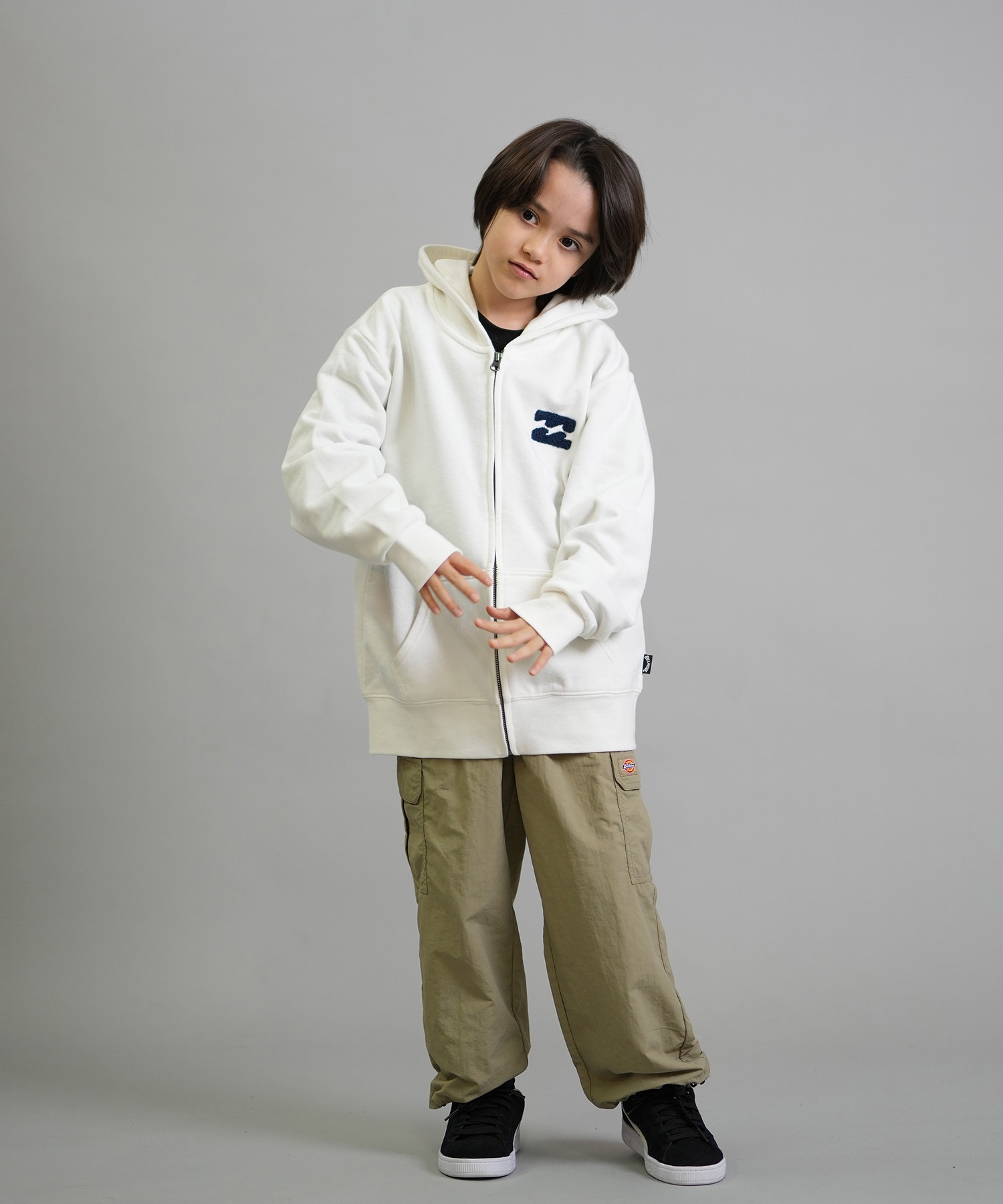 BILLABONG ビラボン ジップアップ パーカー キッズ ジュニア 子供
