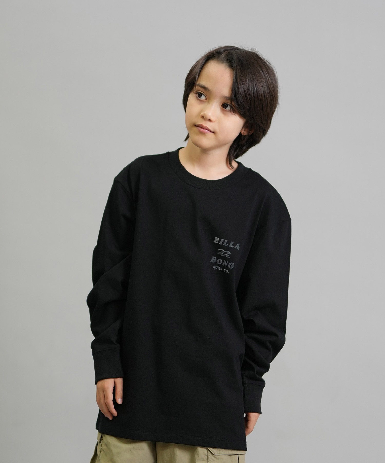 BILLABONG ビラボン 長袖 Tシャツ ロンT キッズ ジュニア 子供 ロゴ