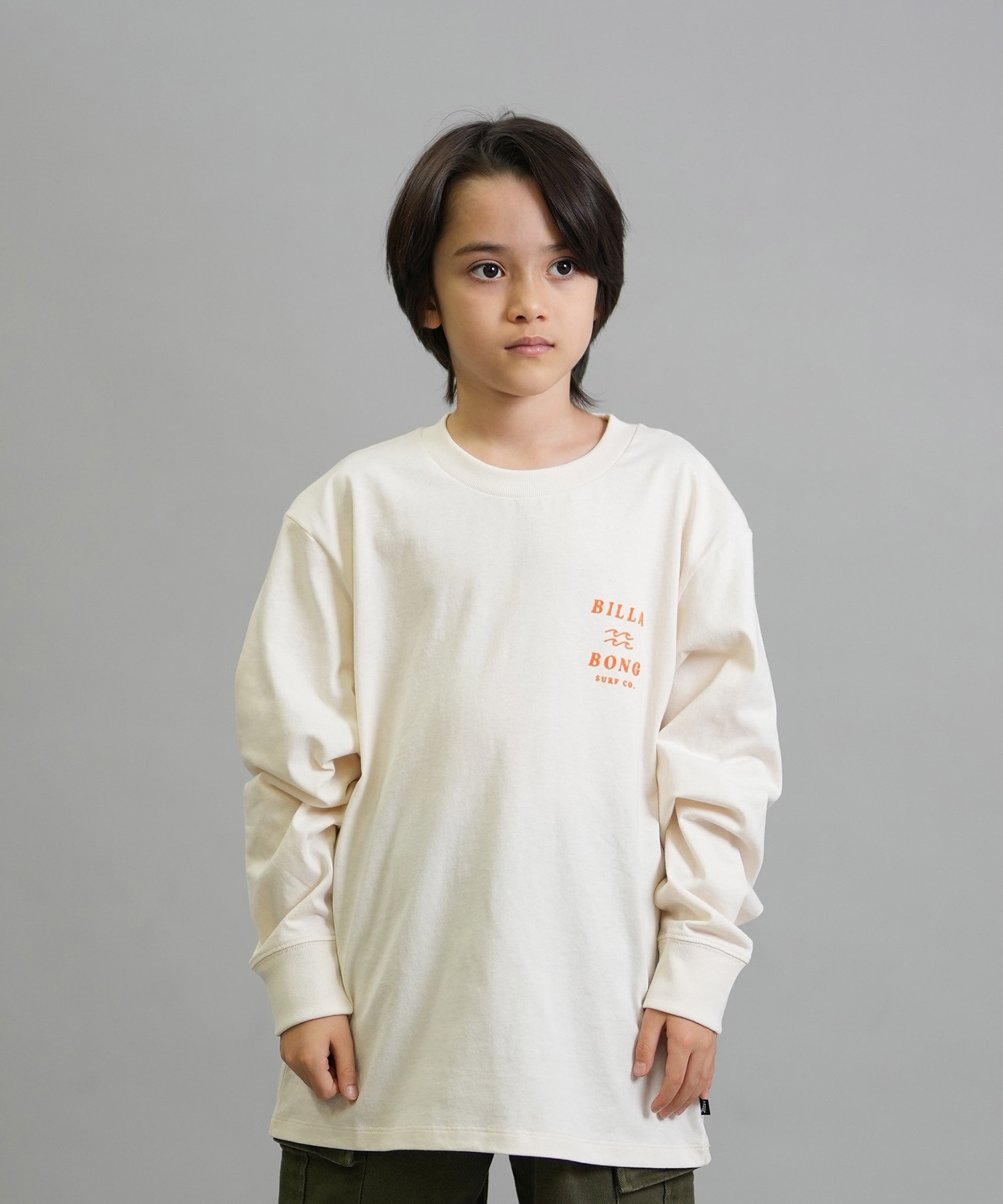 BILLABONG ビラボン 長袖 Tシャツ ロンT キッズ ジュニア 子供 ロゴ