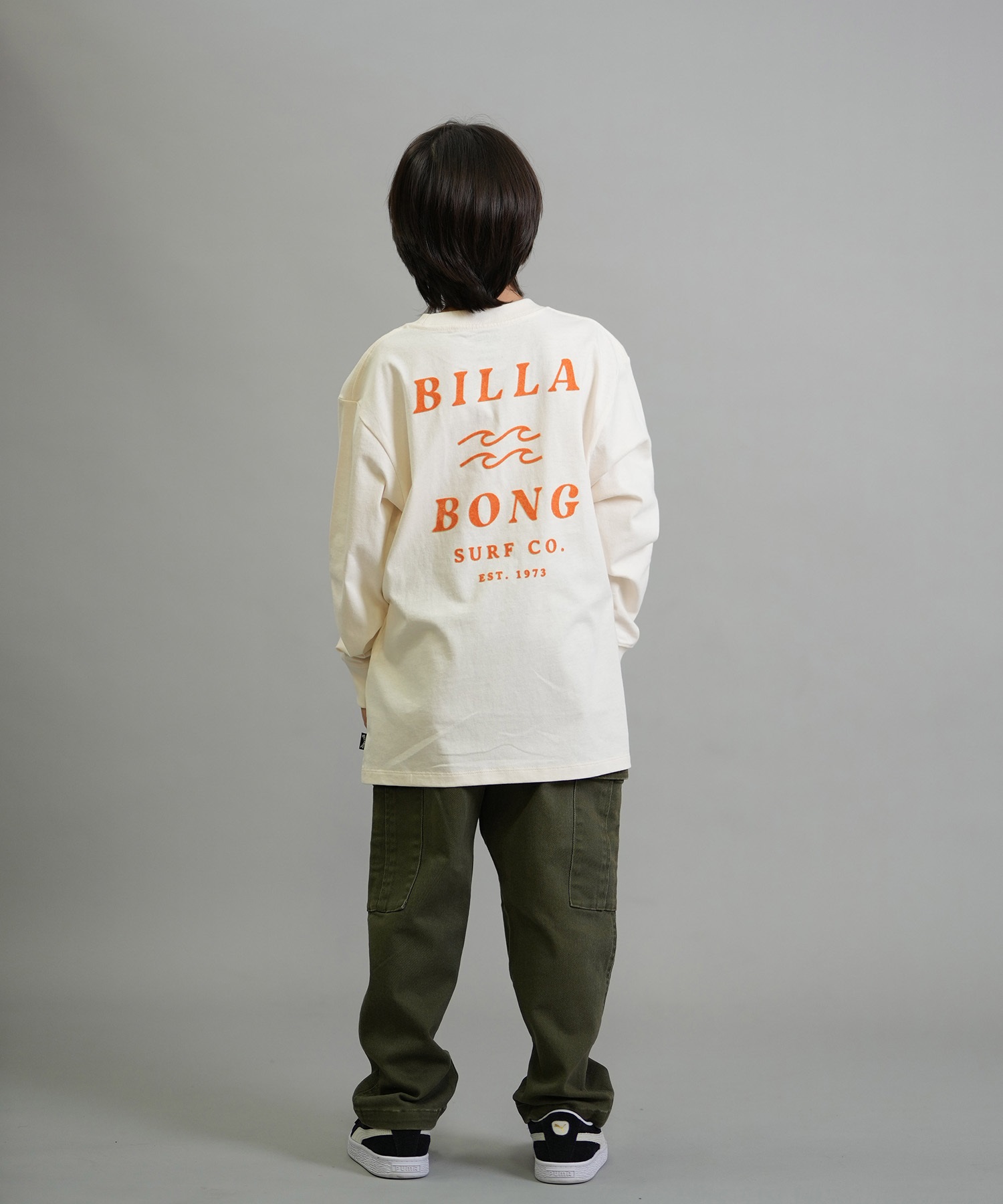 BILLABONG ビラボン 長袖 Tシャツ ロンT キッズ ジュニア 子供 ロゴ