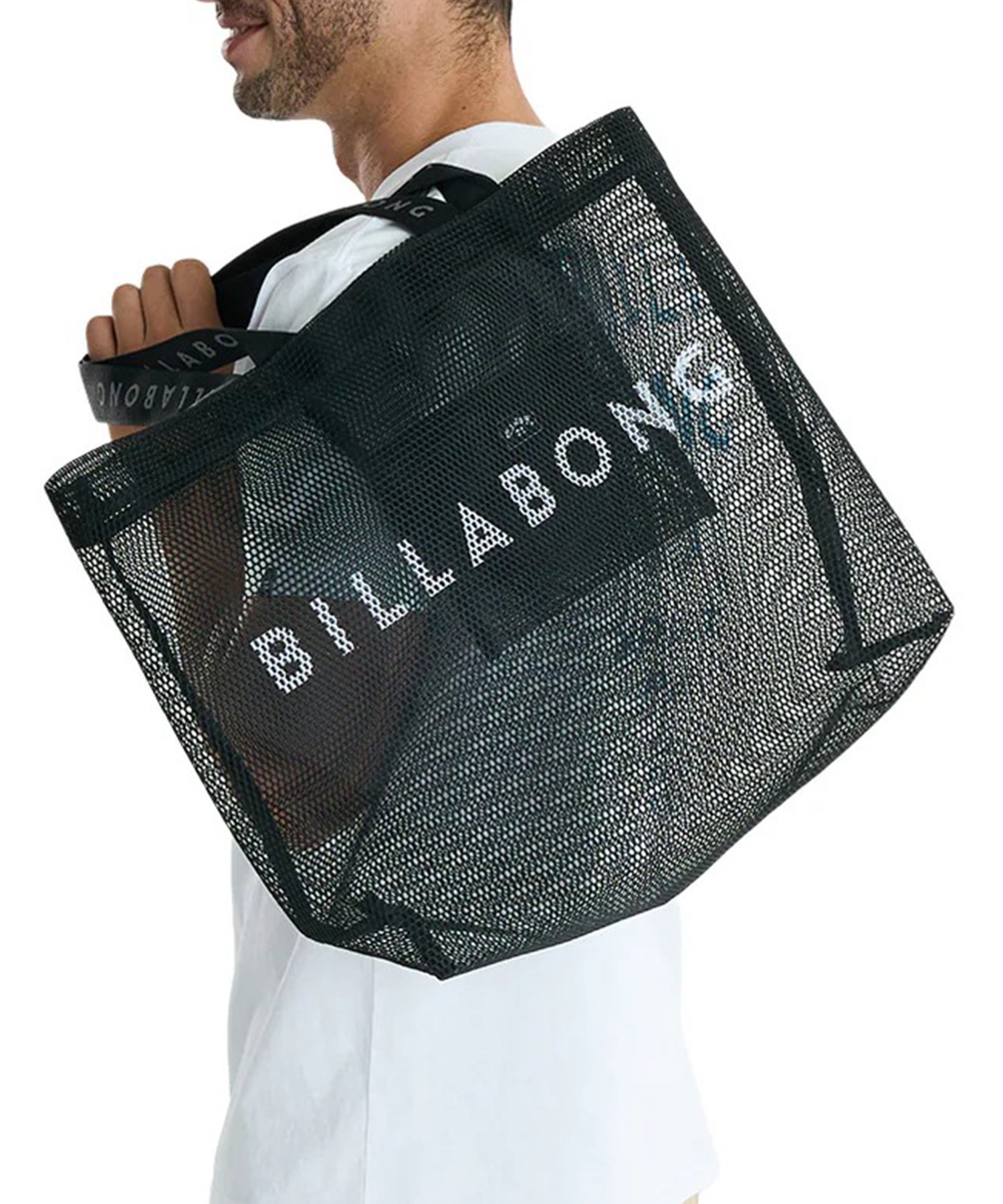 BILLABONG ビラボン バッグ ロゴ メッシュ MESH TOTE BAG BF01A-904