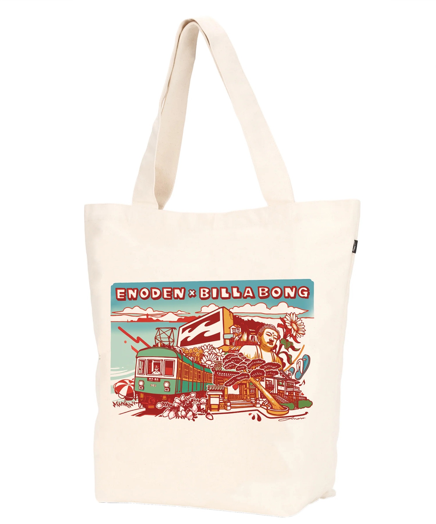 BILLABONG ビラボン トートバッグ 江ノ電 × BILLABONG ENODEN TOTE BAG